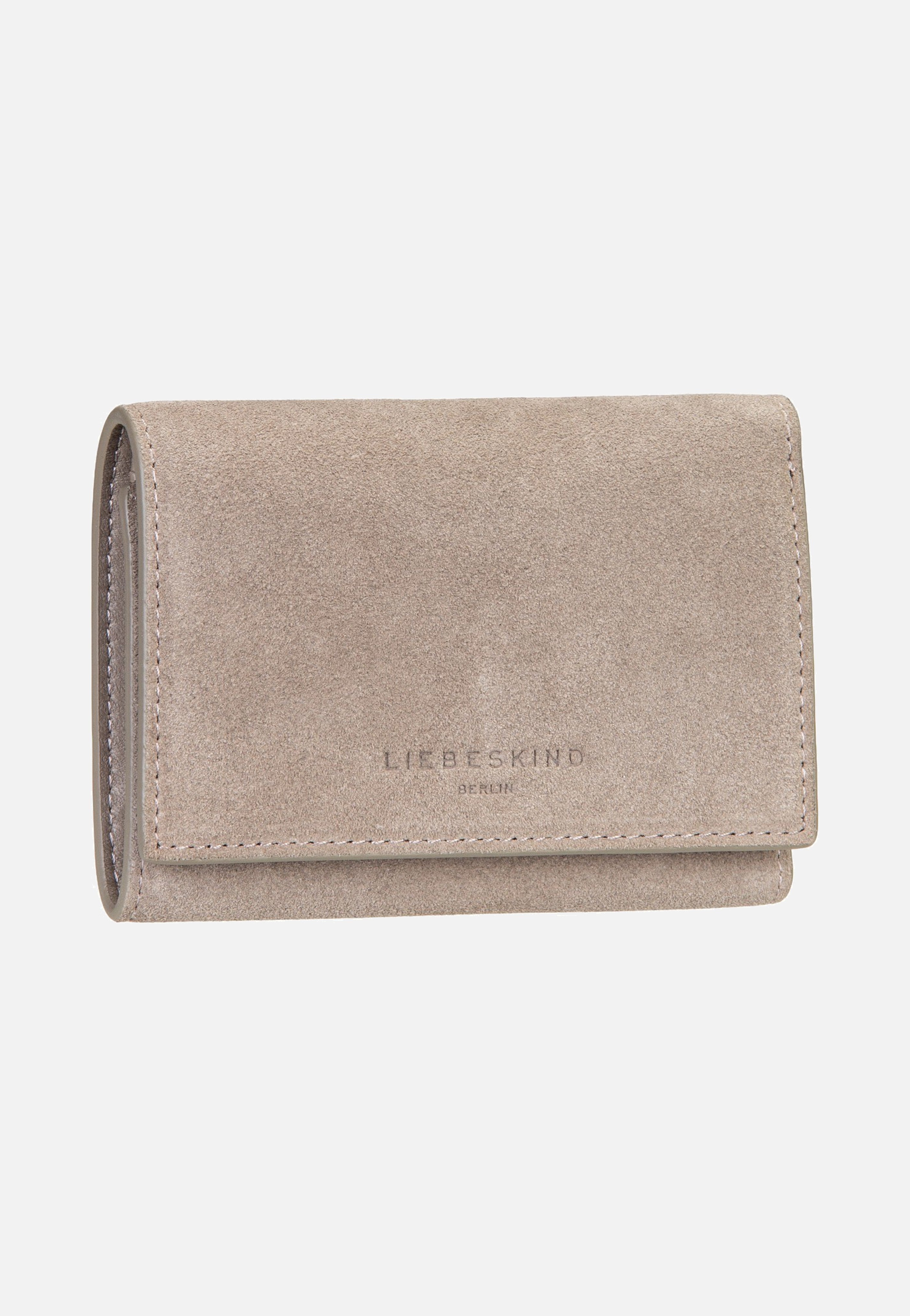 Liebeskind Berlin Farrah II Linn M Hydro Suede Neutral Grey Portemonnaie