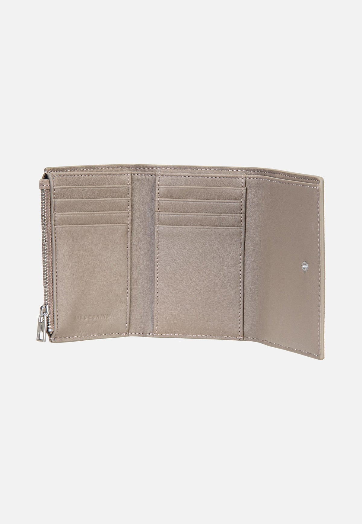 Liebeskind Berlin Farrah II Linn M Hydro Suede Neutral Grey Portemonnaie