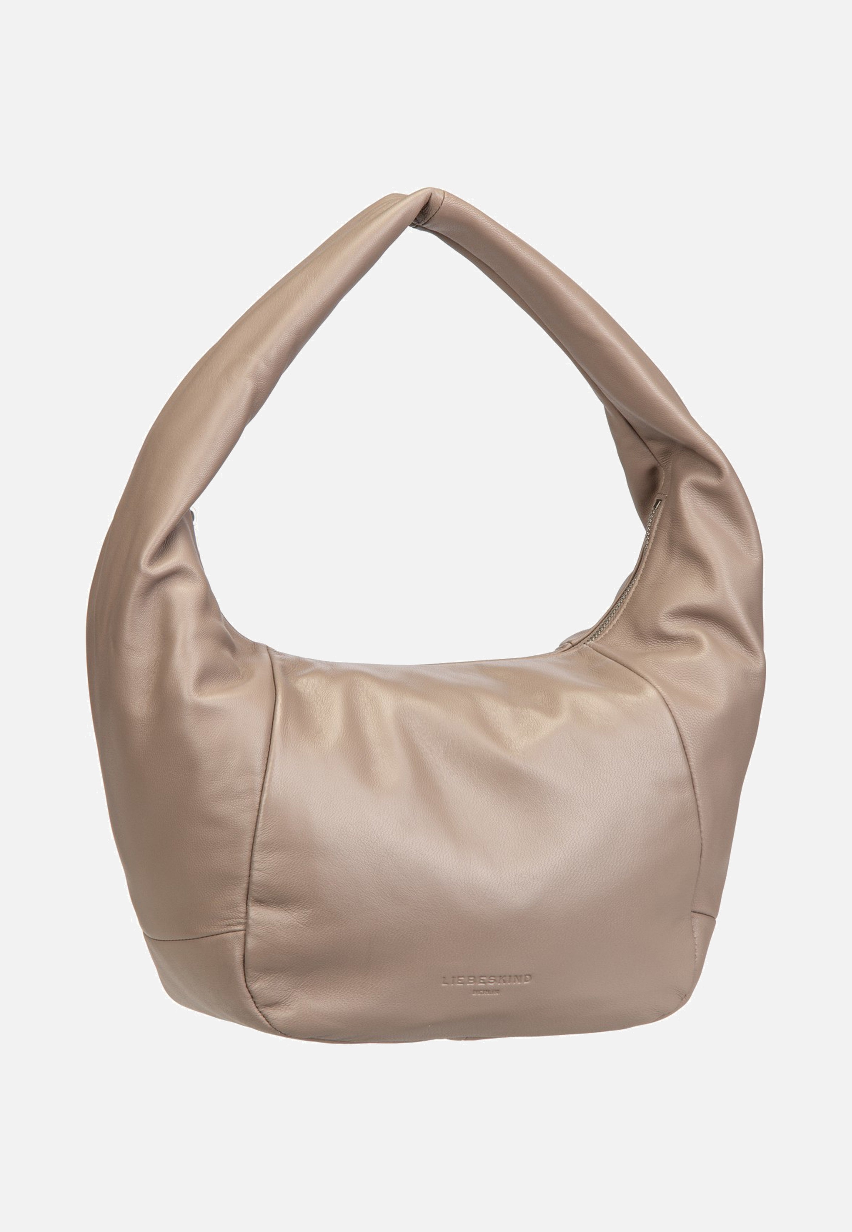 Liebeskind Berlin Farrah M Vintage Goat Neutral Grey Hobo Bag
