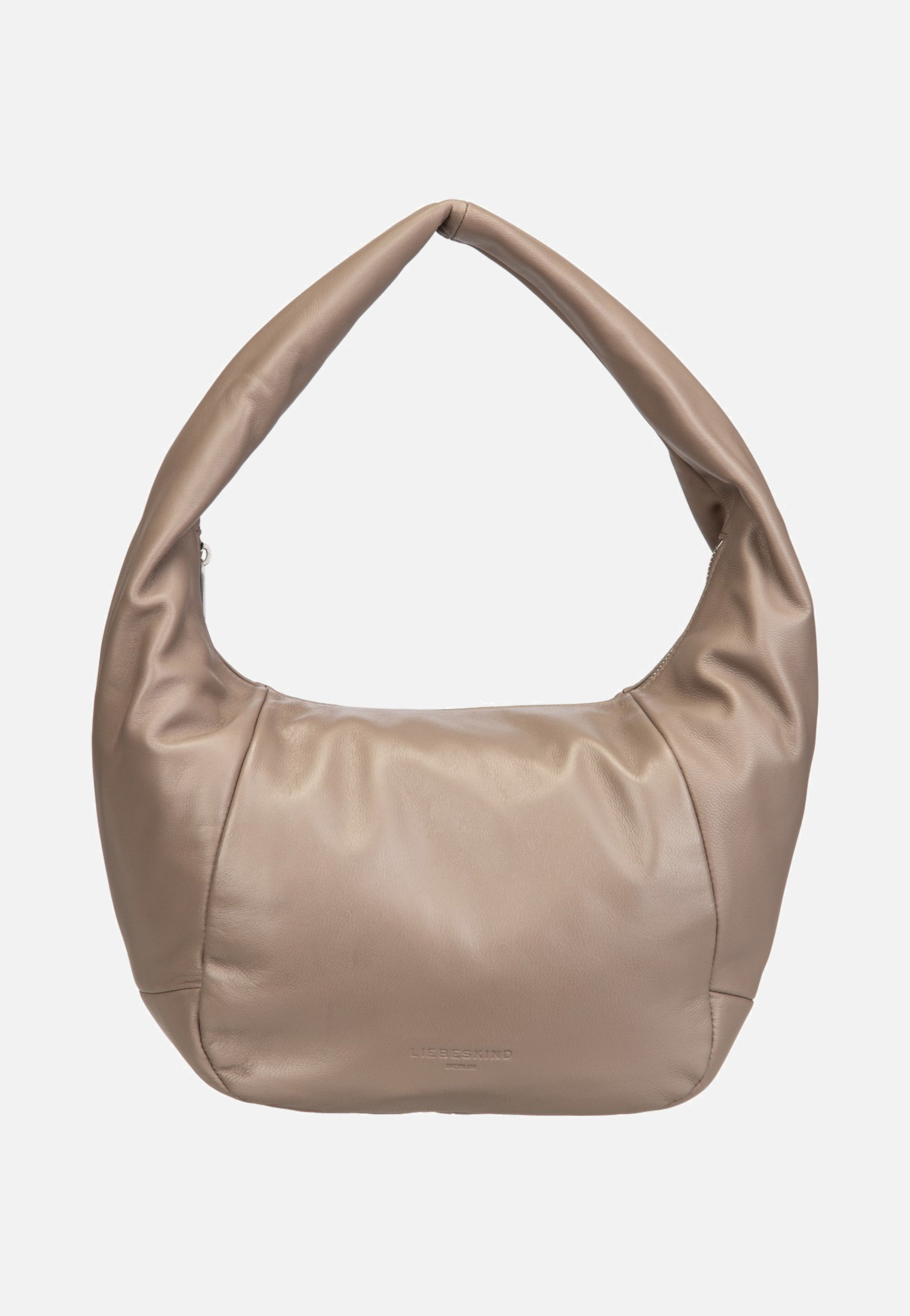 Liebeskind Berlin Farrah M Vintage Goat Neutral Grey Hobo Bag