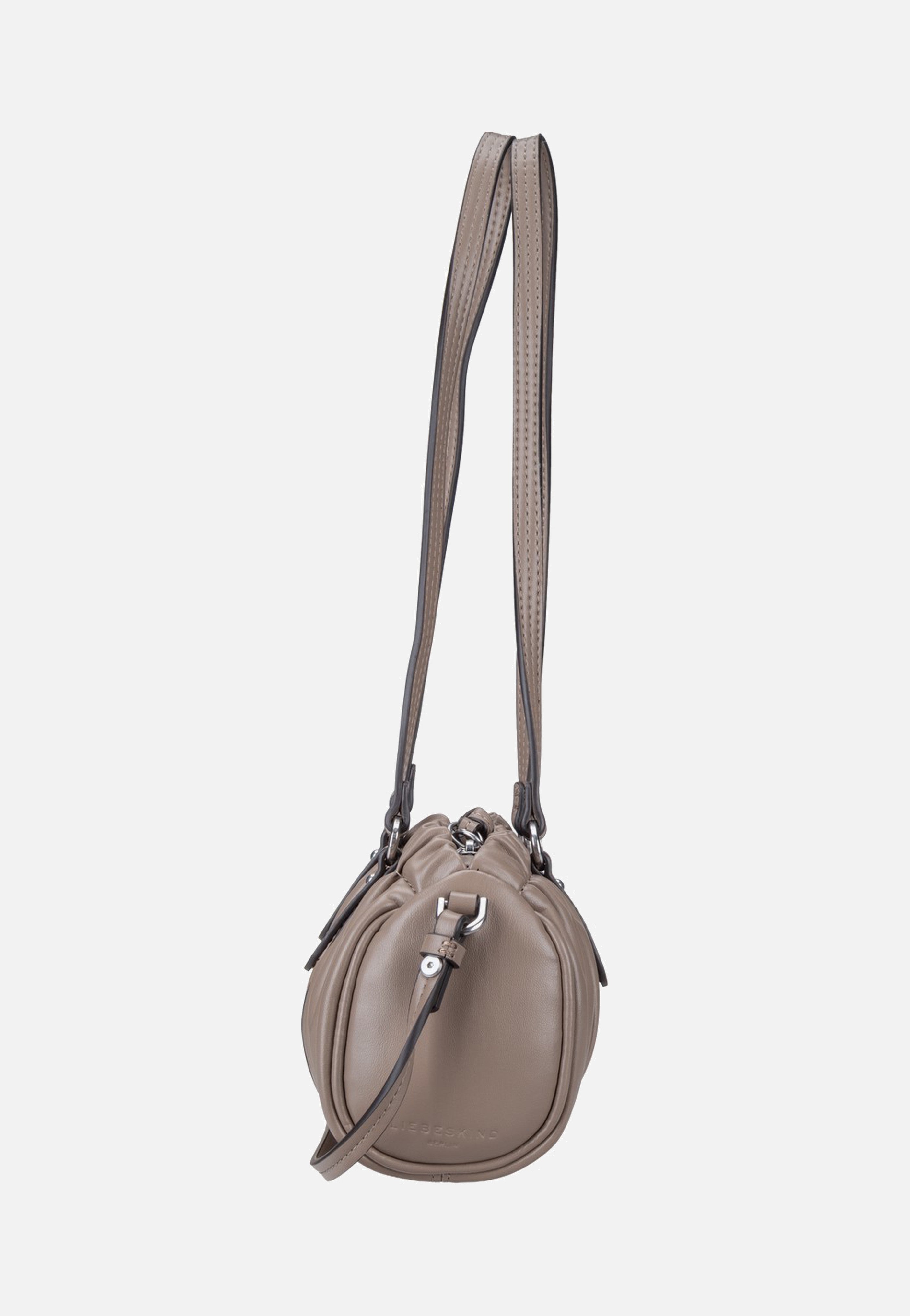 Liebeskind Berlin Faye Hobo XS Vintage Goat Neutral Grey Hobo Bag