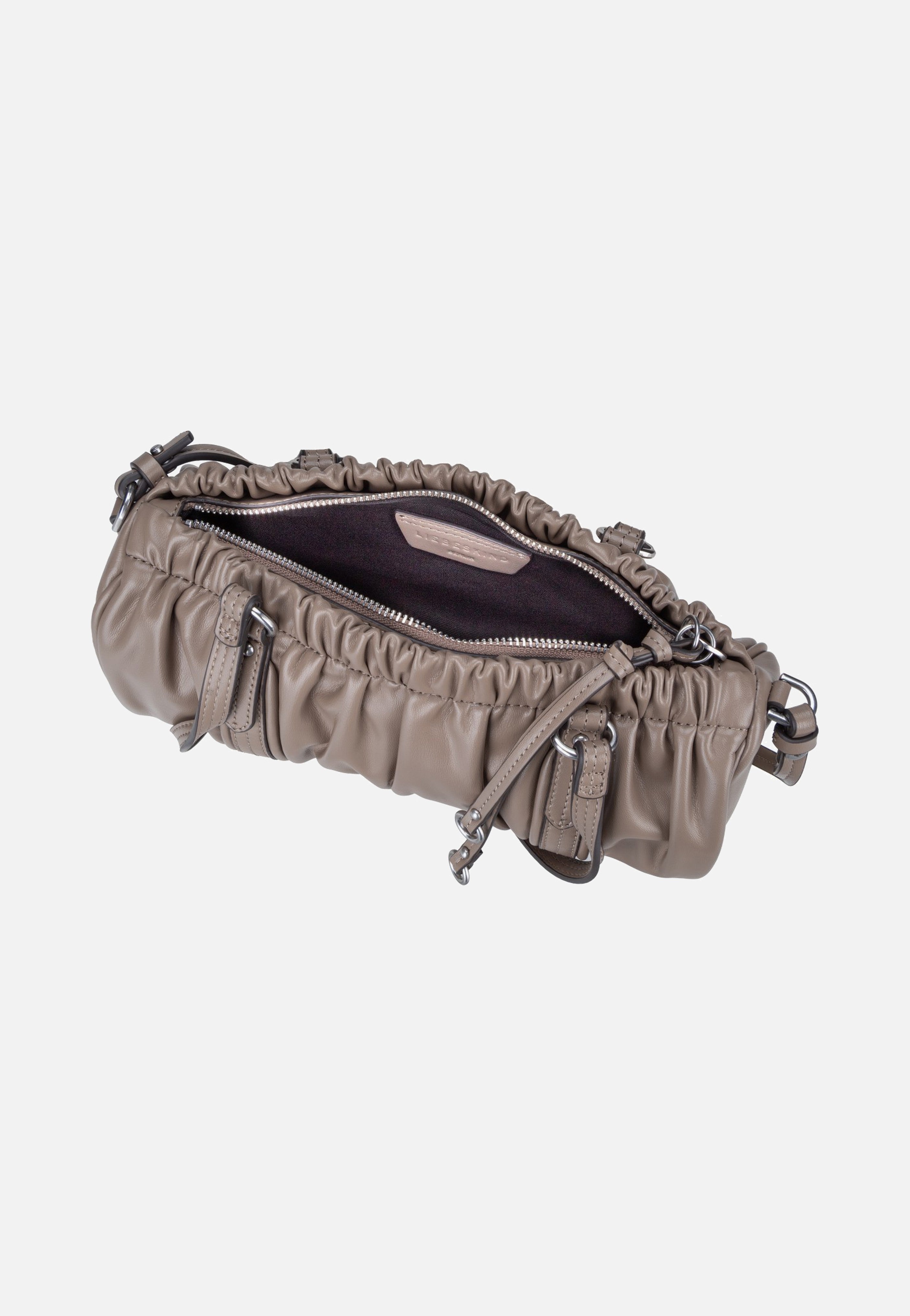 Liebeskind Berlin Faye Hobo XS Vintage Goat Neutral Grey Hobo Bag