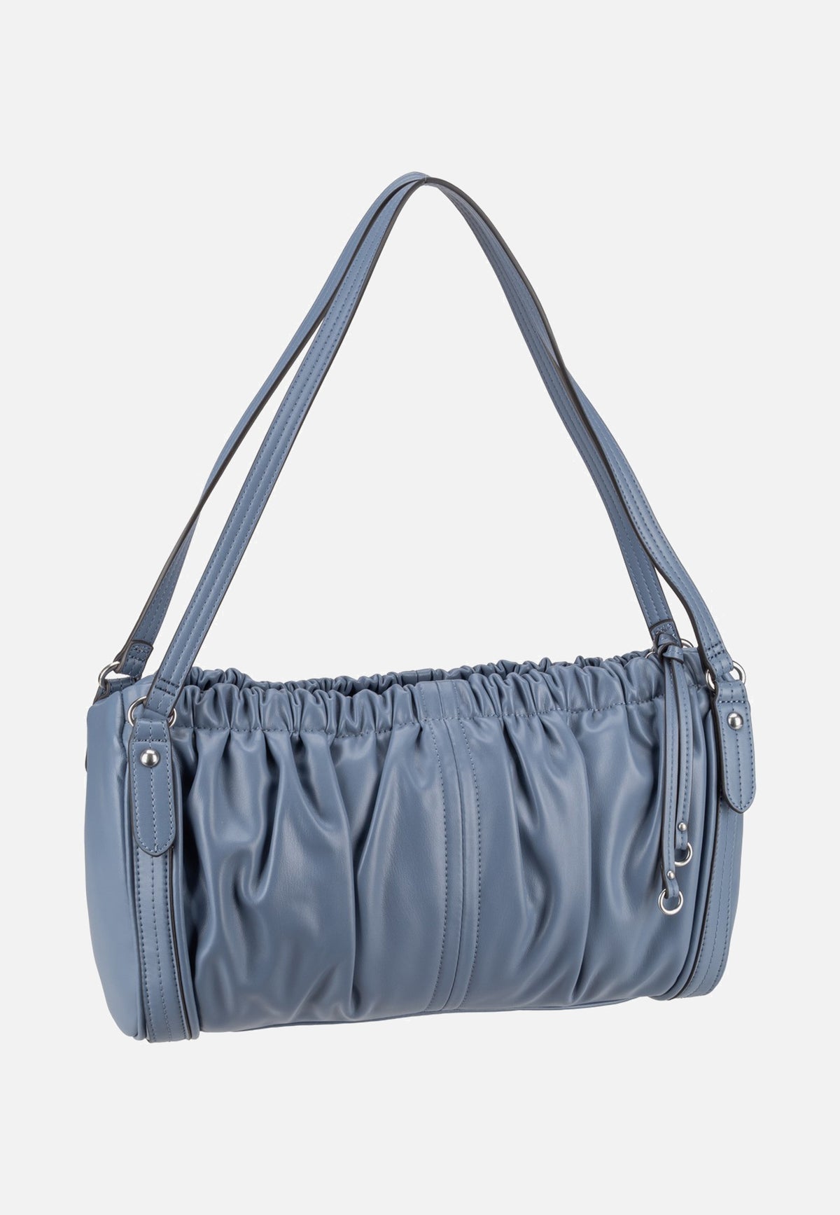 Liebeskind Berlin Faye M Vintage Goat Flower Blue Satchel