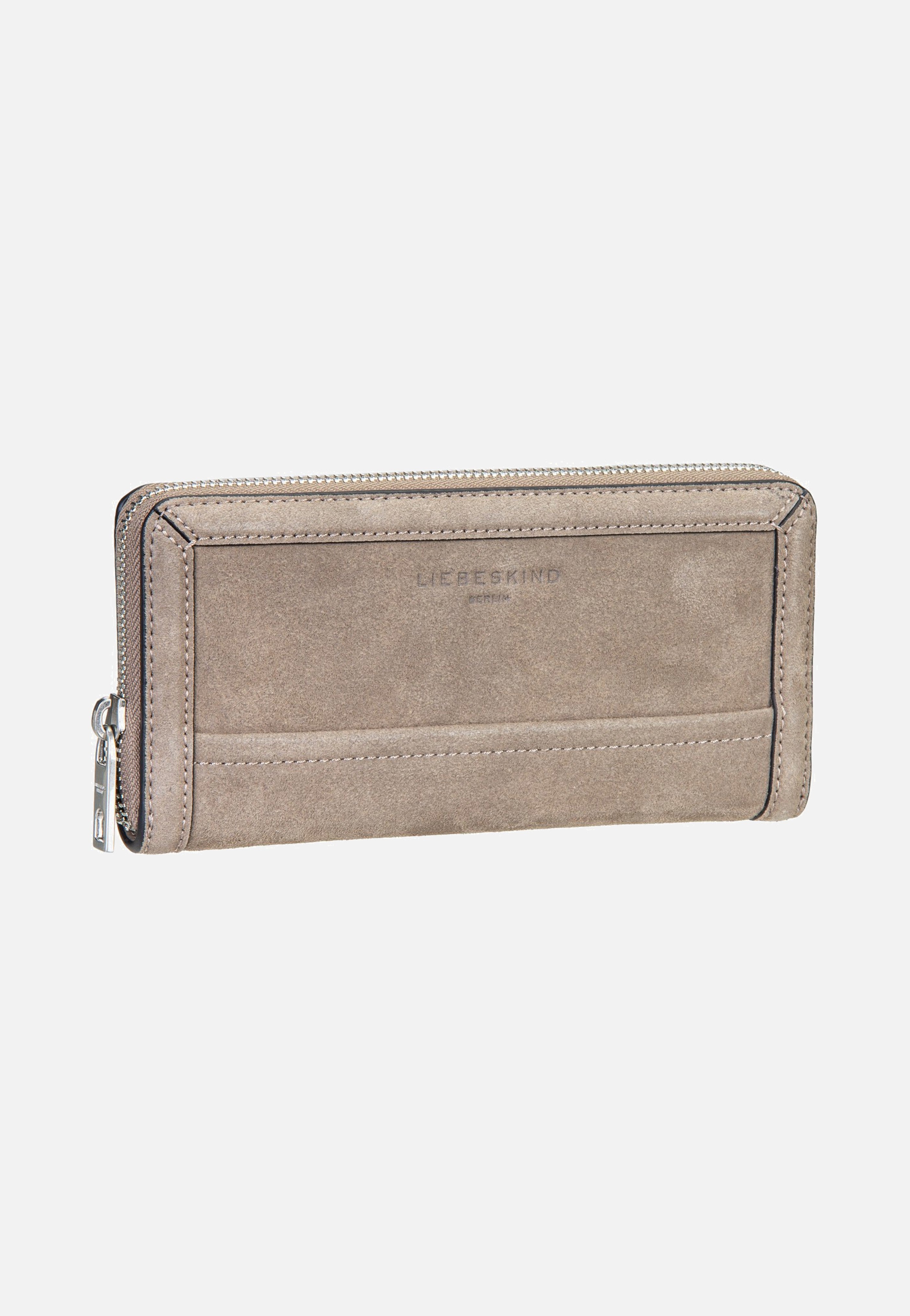 Liebeskind Berlin Gigi L Suede Neutral Grey Portemonnaie