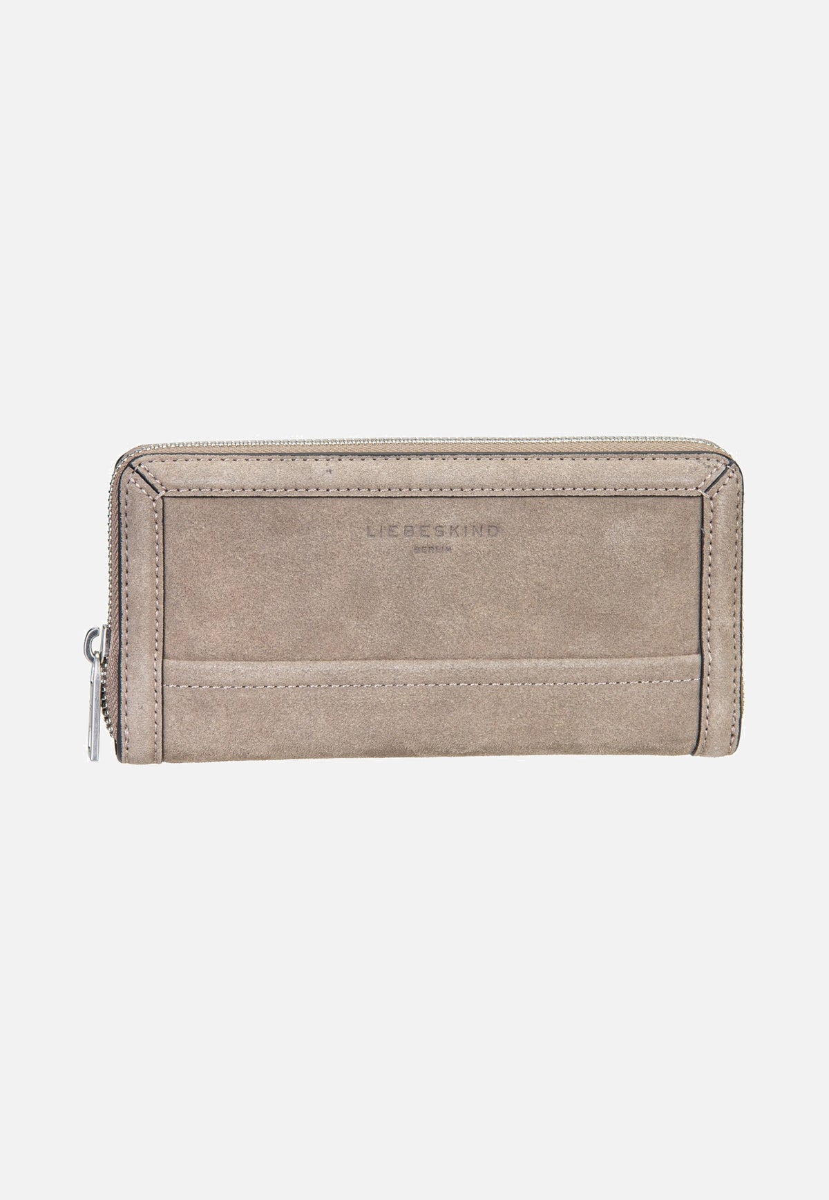 Liebeskind Berlin Gigi L Suede Neutral Grey Portemonnaie