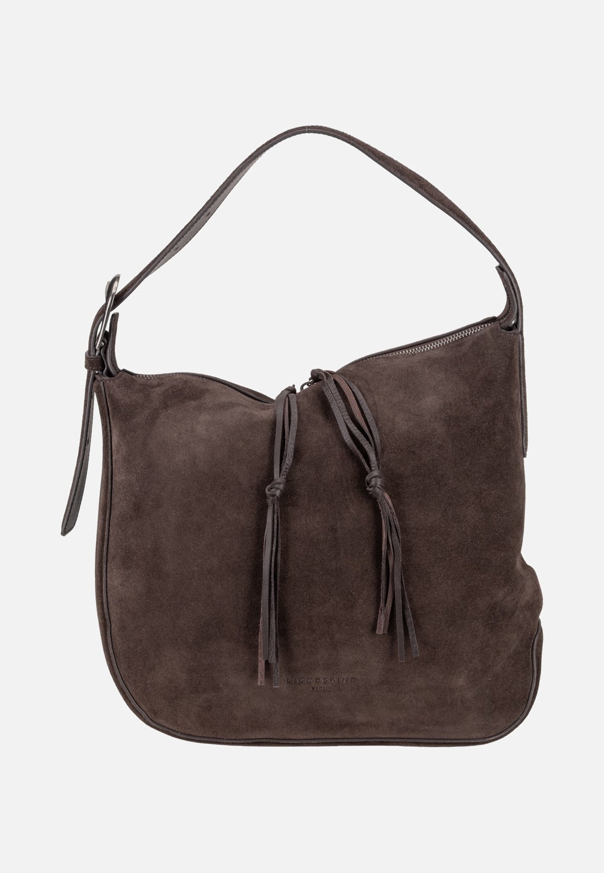 Liebeskind Berlin Ines Hobo L Suede Deep Soil Hobo Bag