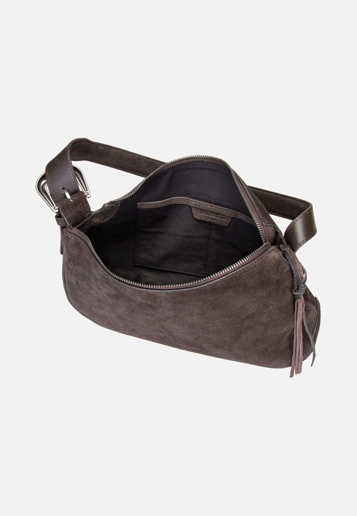 Liebeskind Berlin Ines Hobo M Suede Deep Soil Hobo Bag