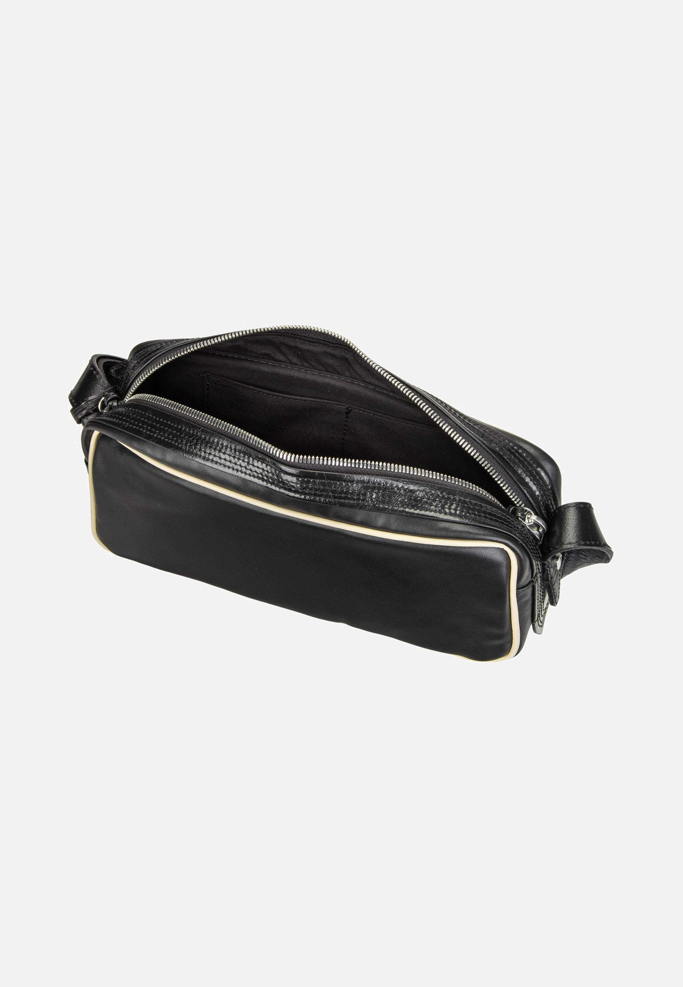Liebeskind Berlin Juno Satchel S Soft Calf Black Crossbody Bag
