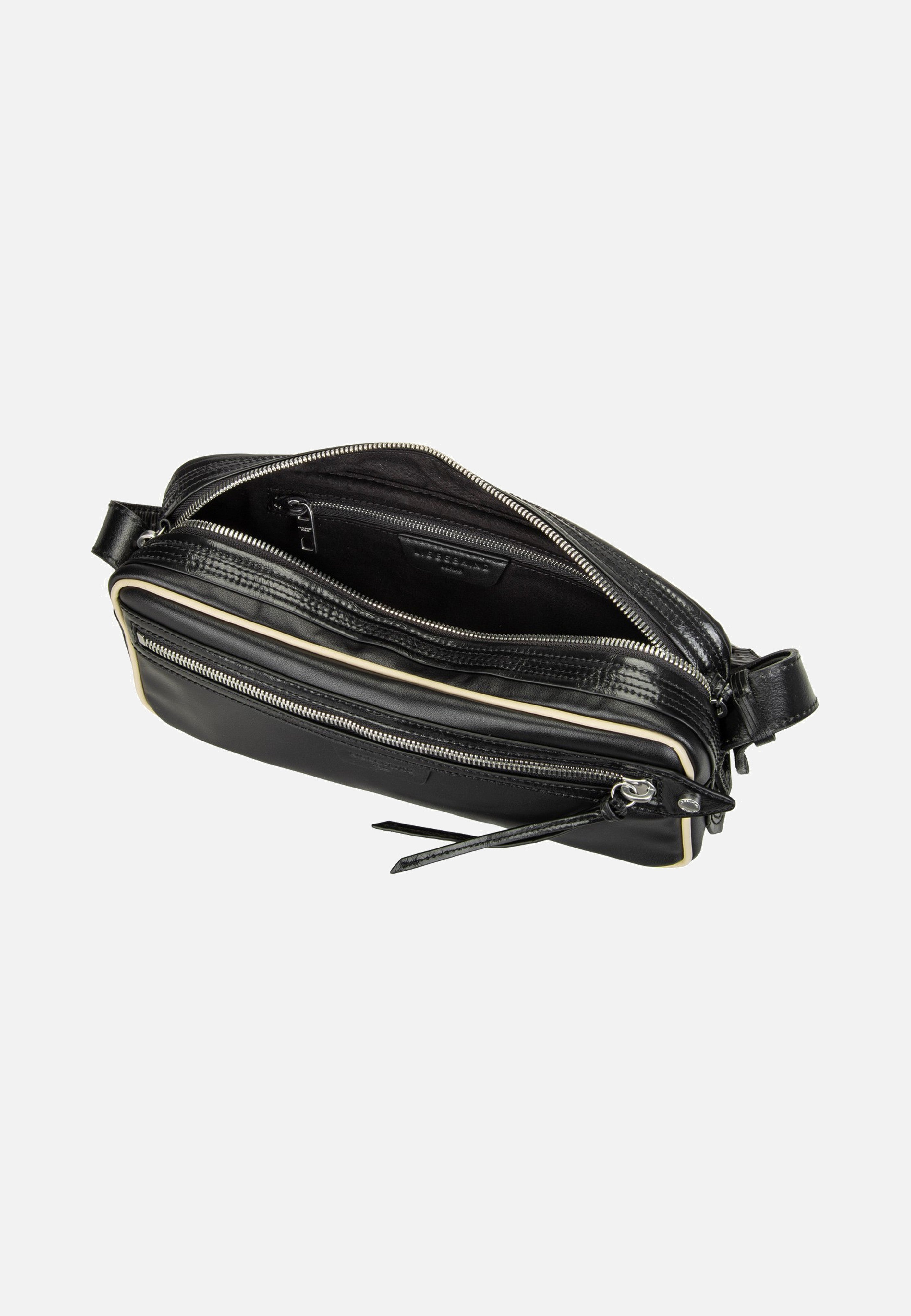 Liebeskind Berlin Juno Satchel S Soft Calf Black Crossbody Bag