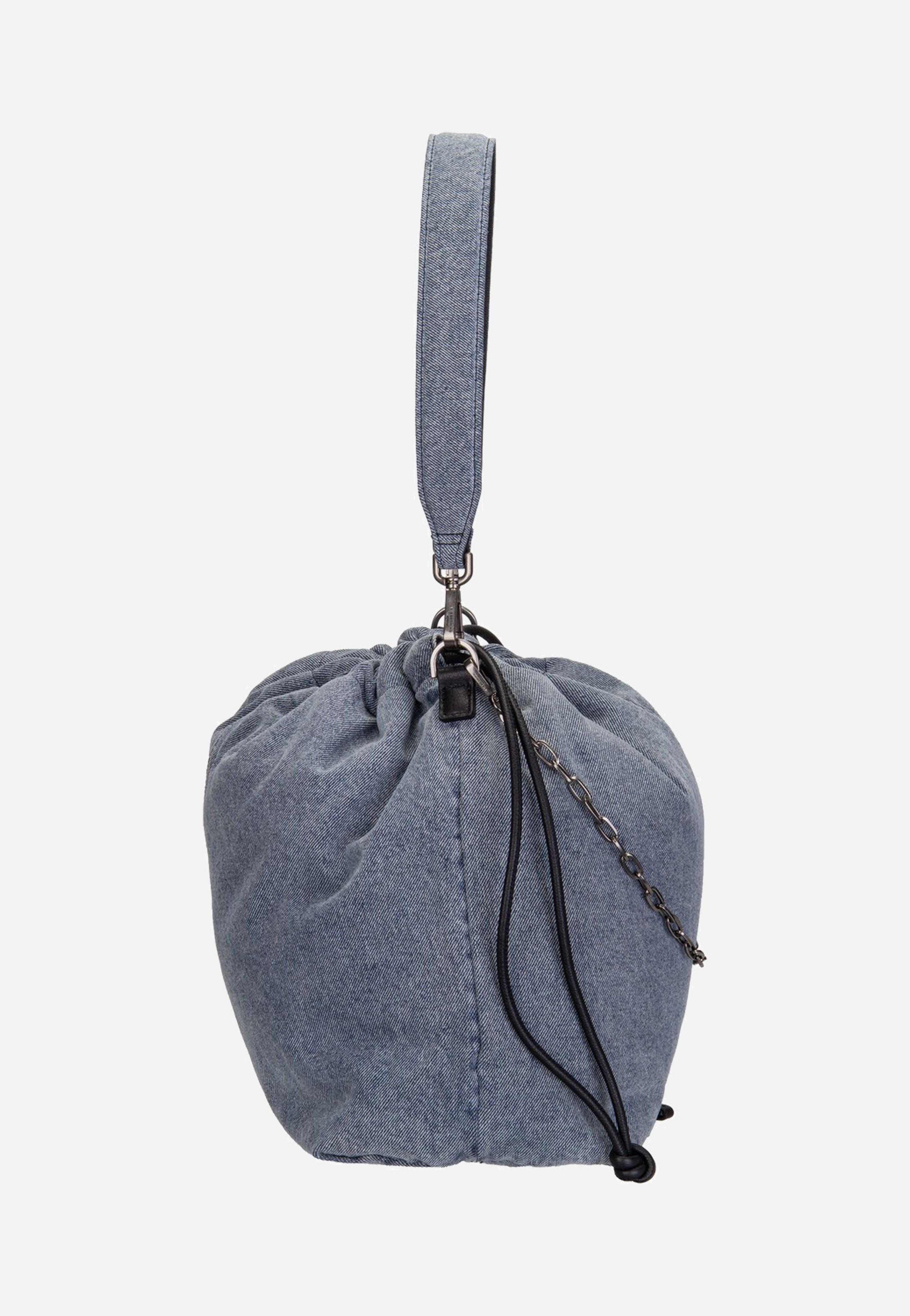 Liebeskind Berlin Lya II Hobo M Denim Blue Denim Hobo Bag