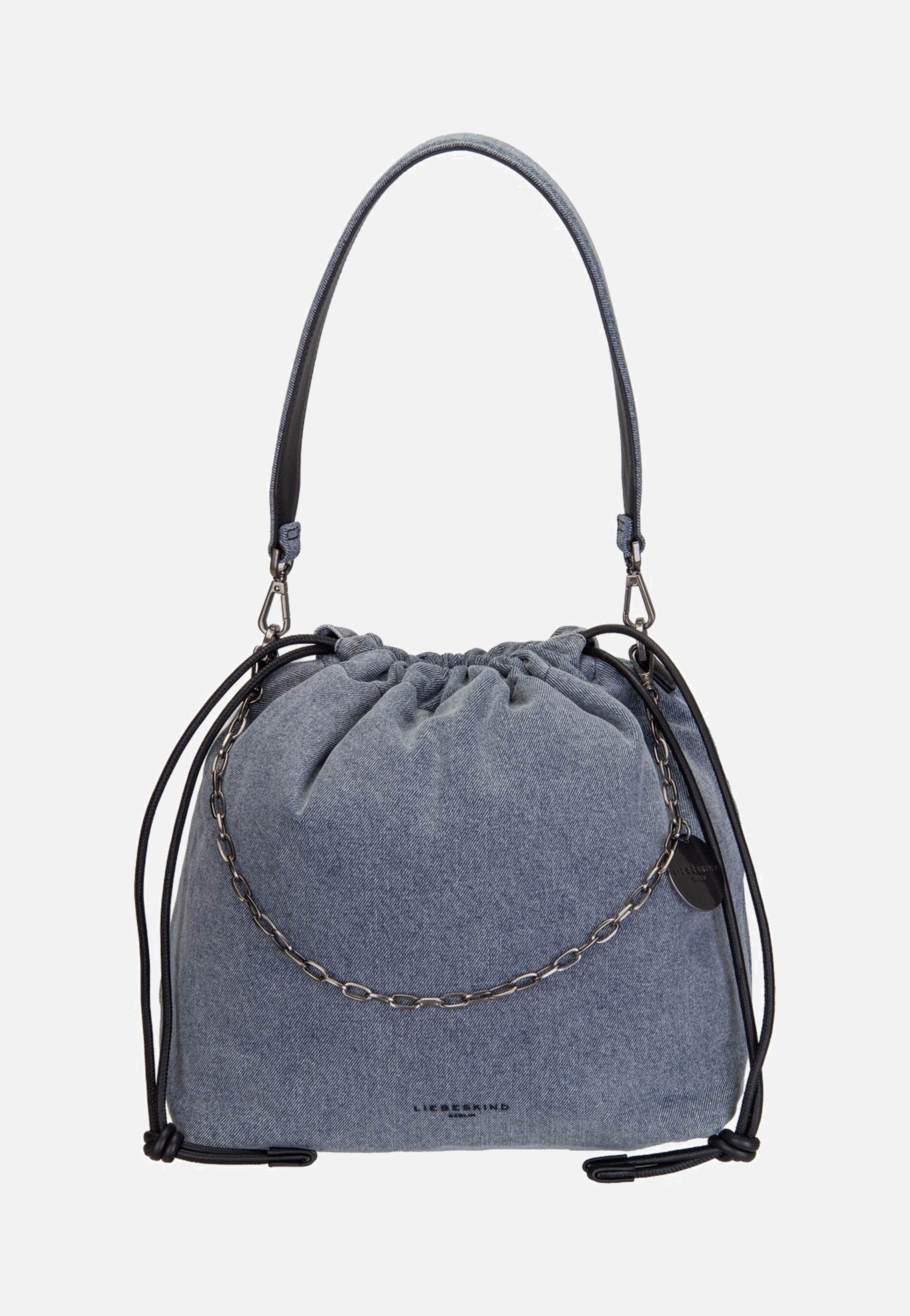 Liebeskind Berlin Lya II Hobo M Denim Blue Denim Hobo Bag