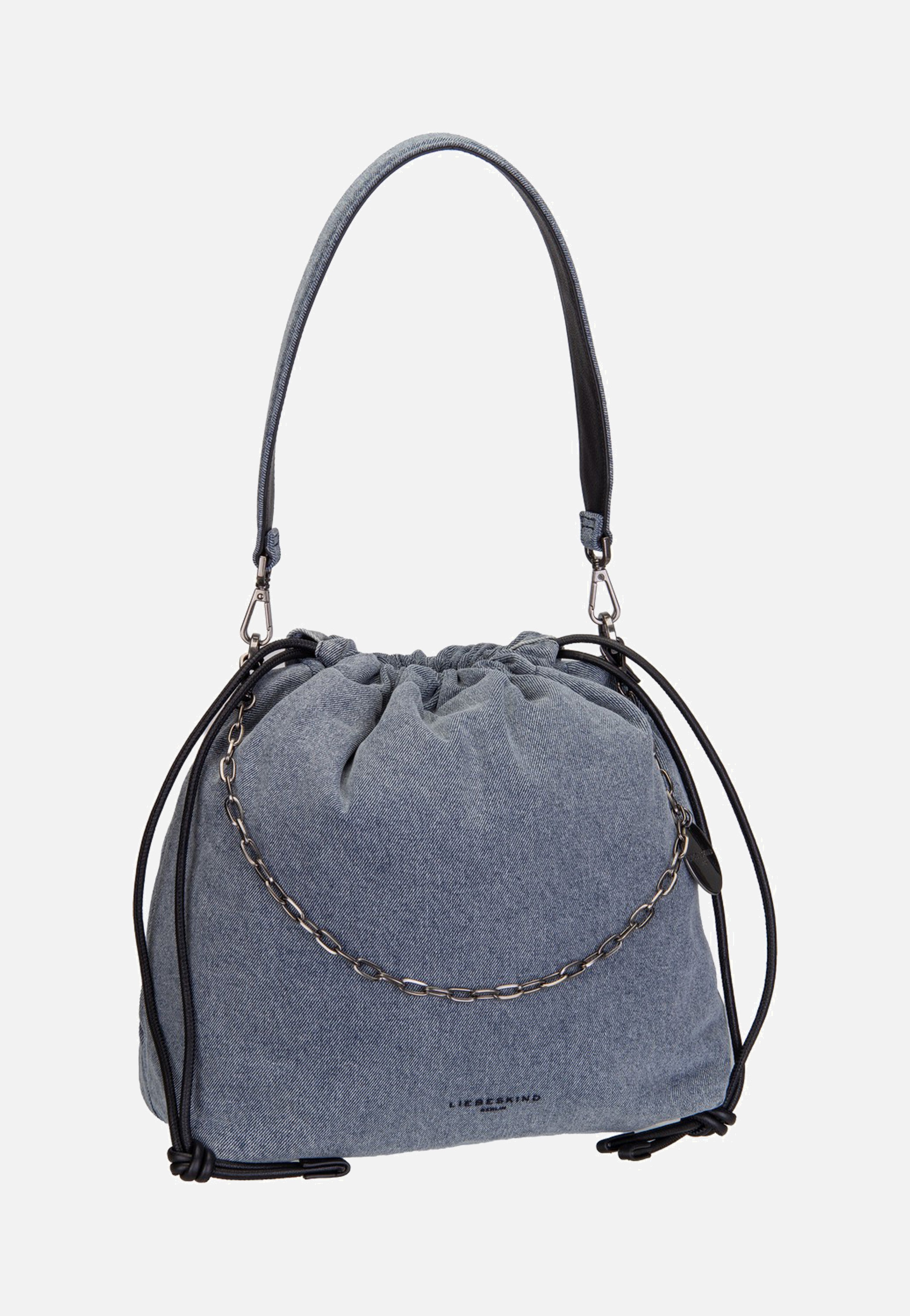 Liebeskind Berlin Lya II Hobo M Denim Blue Denim Hobo Bag