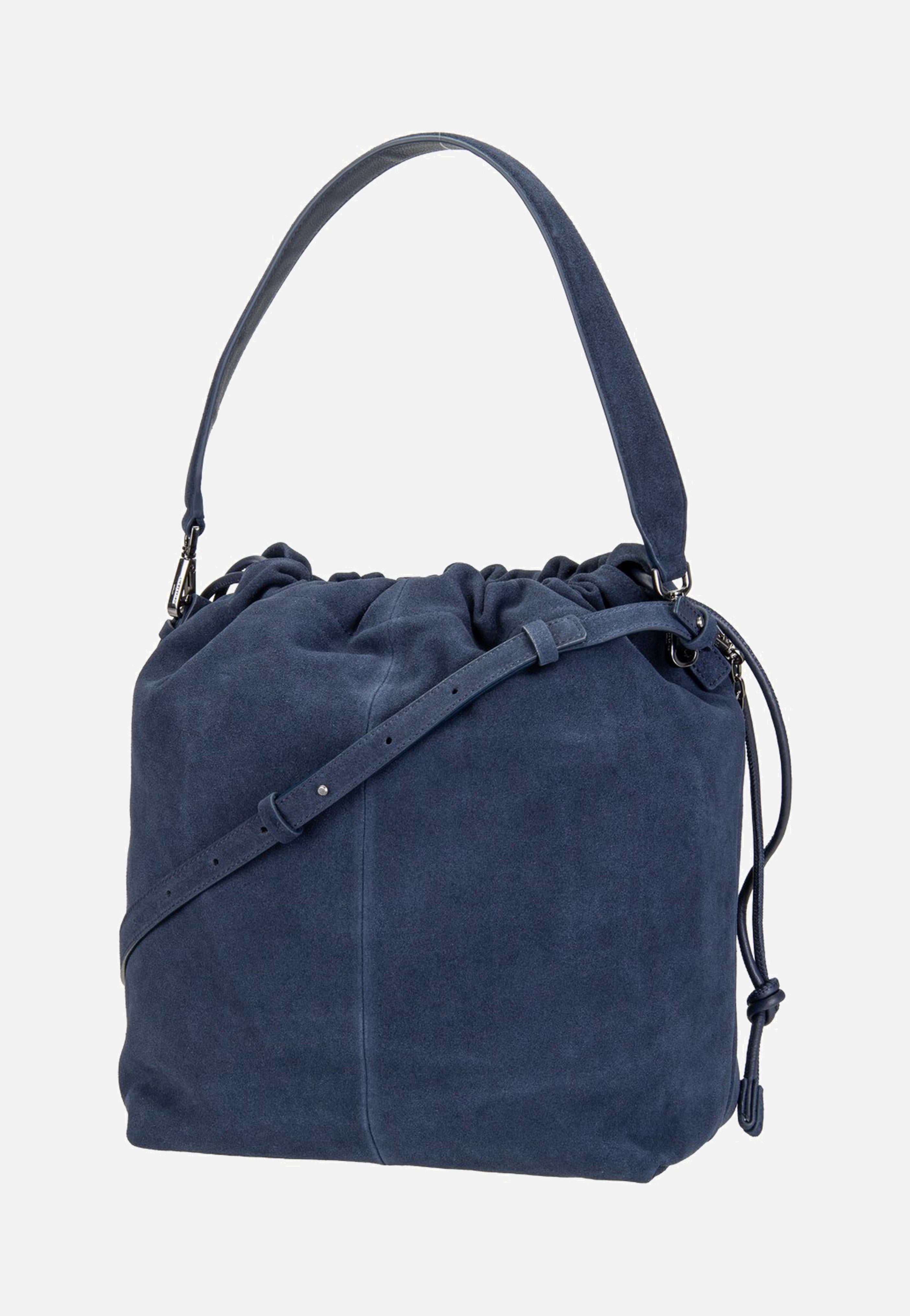 Liebeskind Berlin Lya II Hobo M Hydro Suede Peacoat Hobo Bag