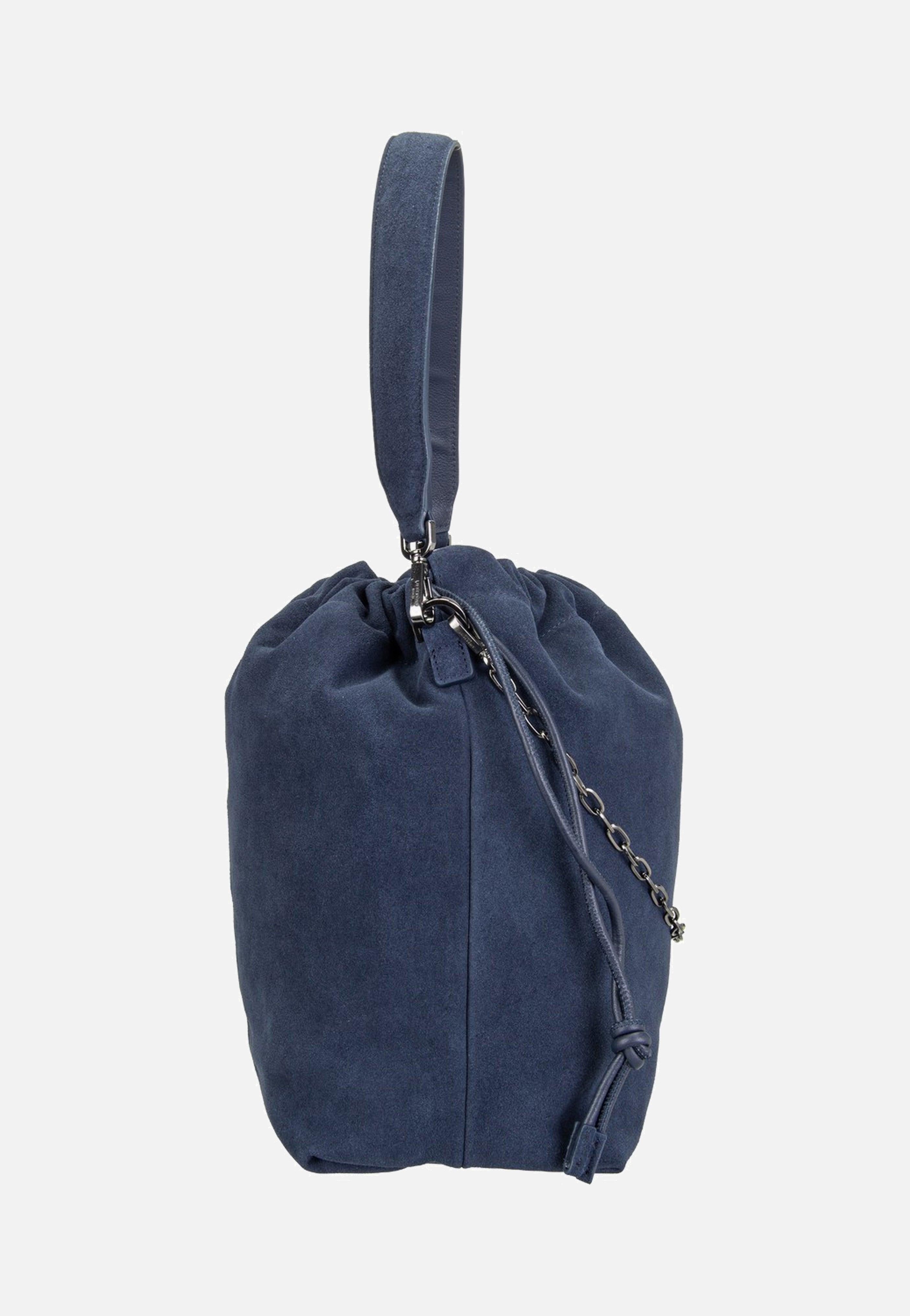 Liebeskind Berlin Lya II Hobo M Hydro Suede Peacoat Bucket Bag