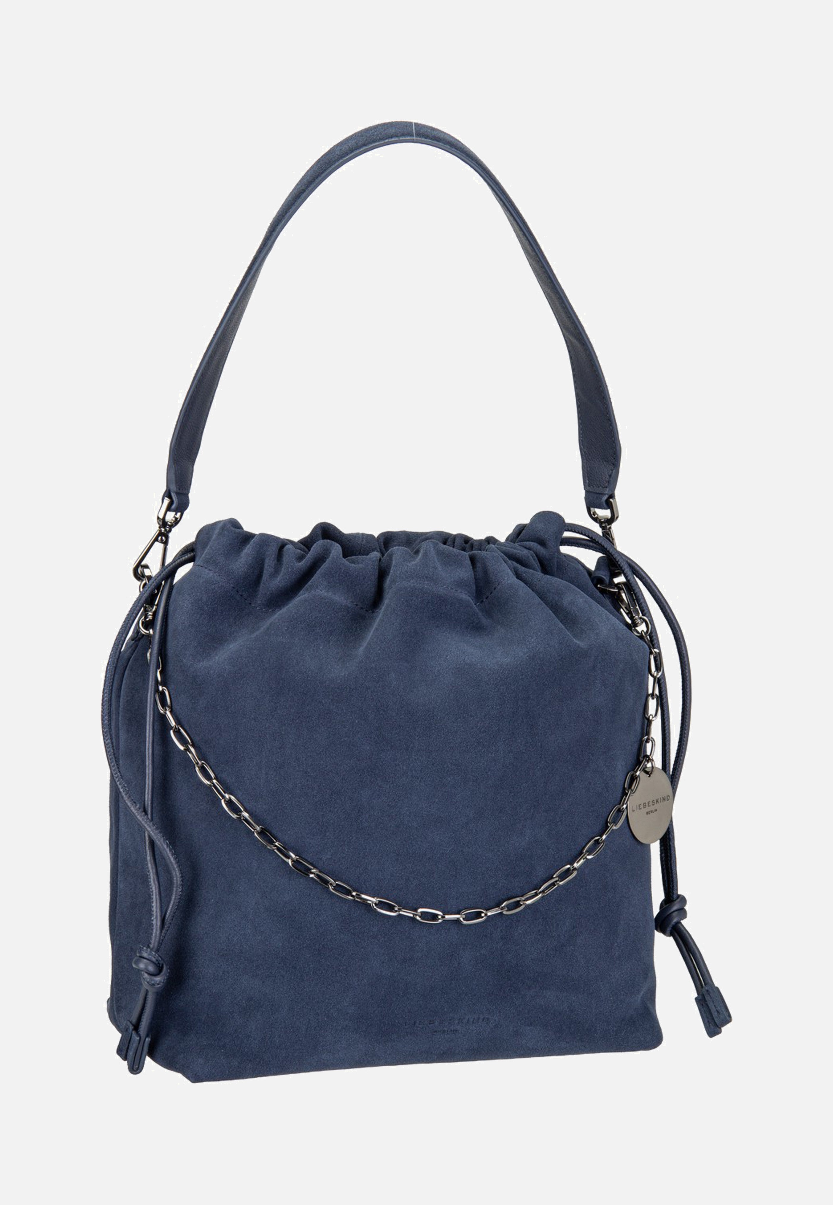 Liebeskind Berlin Lya II Hobo M Hydro Suede Peacoat Hobo Bag