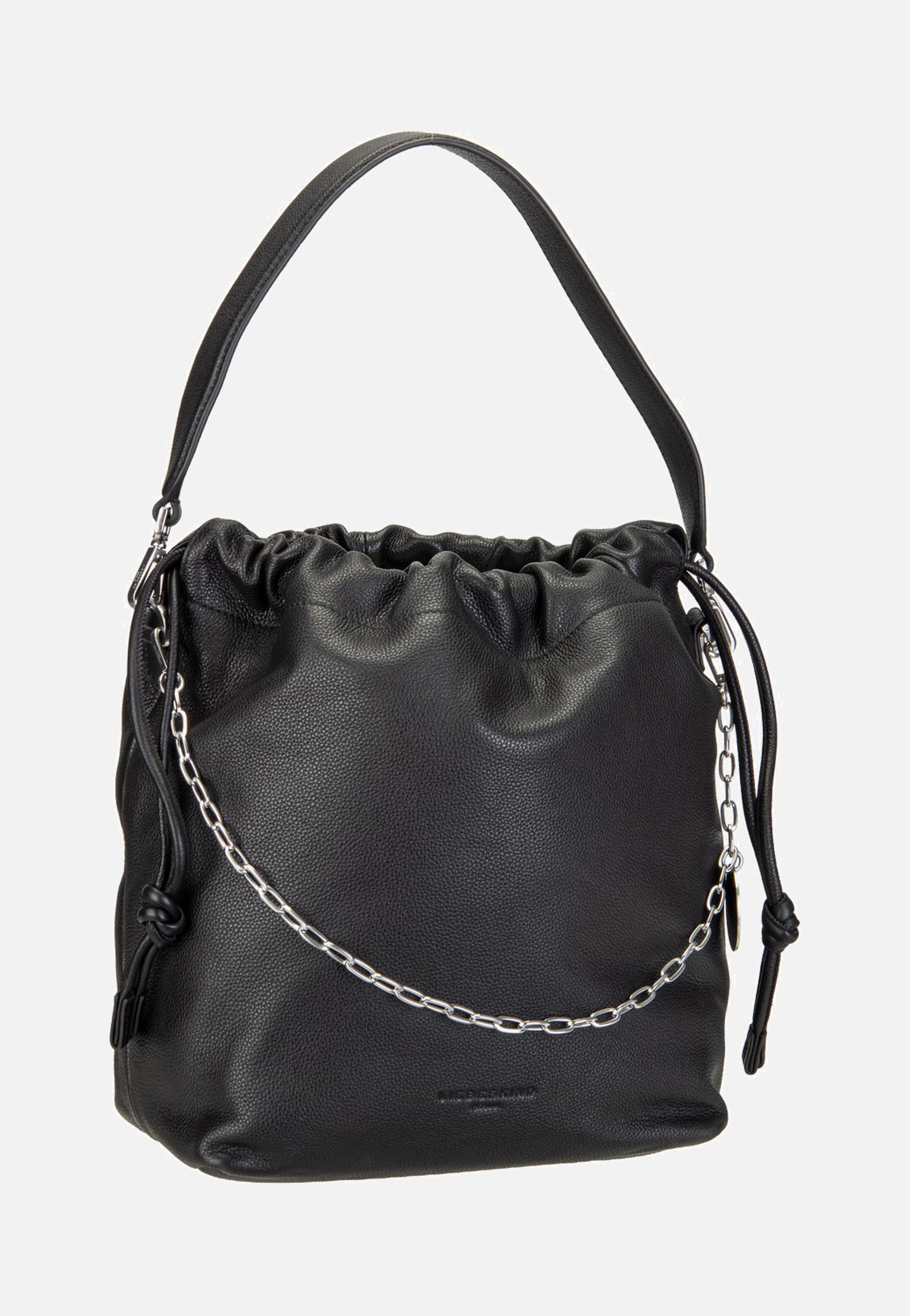 Liebeskind Berlin Lya II Hobo M Small Pebble Black Hobo Bag