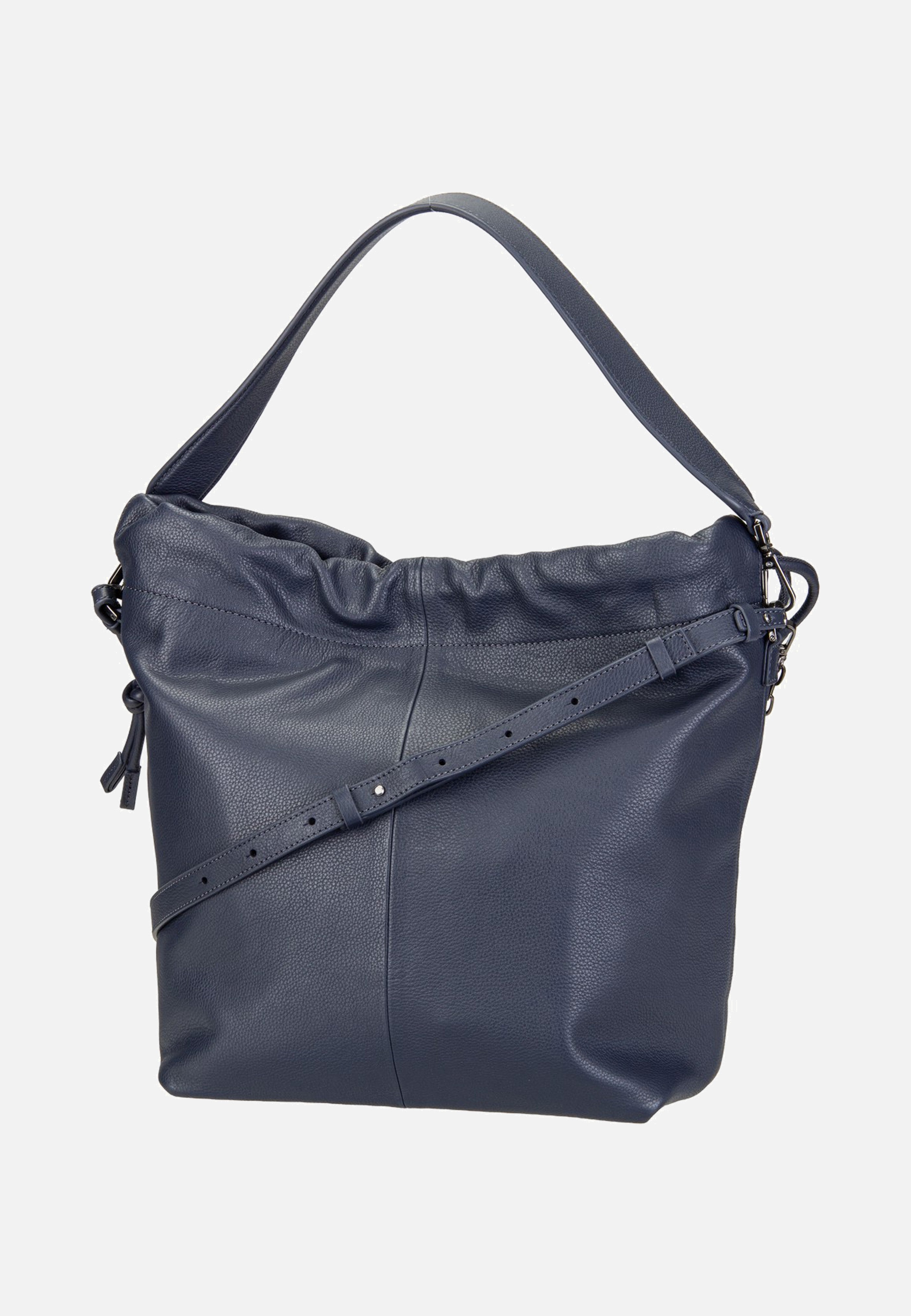 Liebeskind Berlin Lya II Hobo M Small Pebble Peacoat Bucket Bag