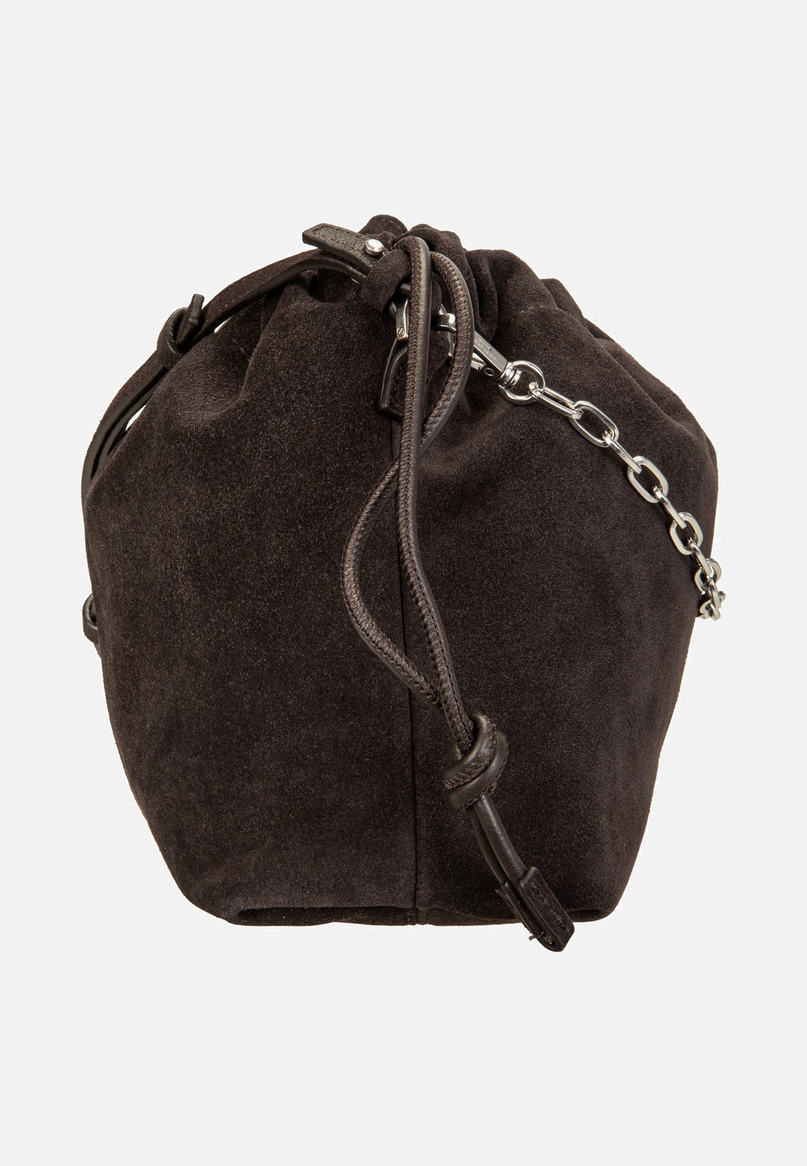 Liebeskind Berlin Lya II Hobo S Hydro Suede Deep Soil Bucket Bag