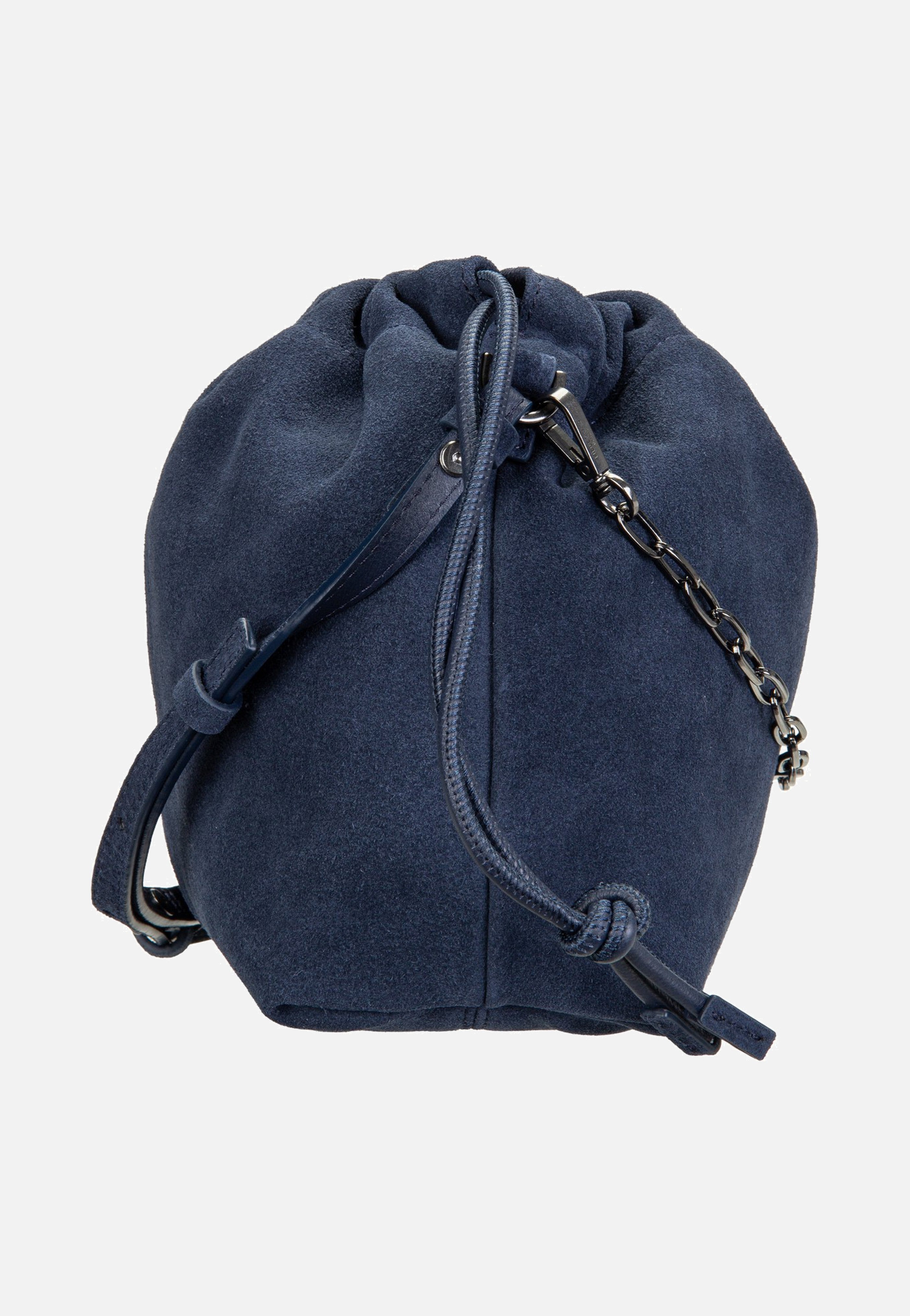 Liebeskind Berlin Lya II Hobo S Hydro Suede Peacoat Bucket Bag