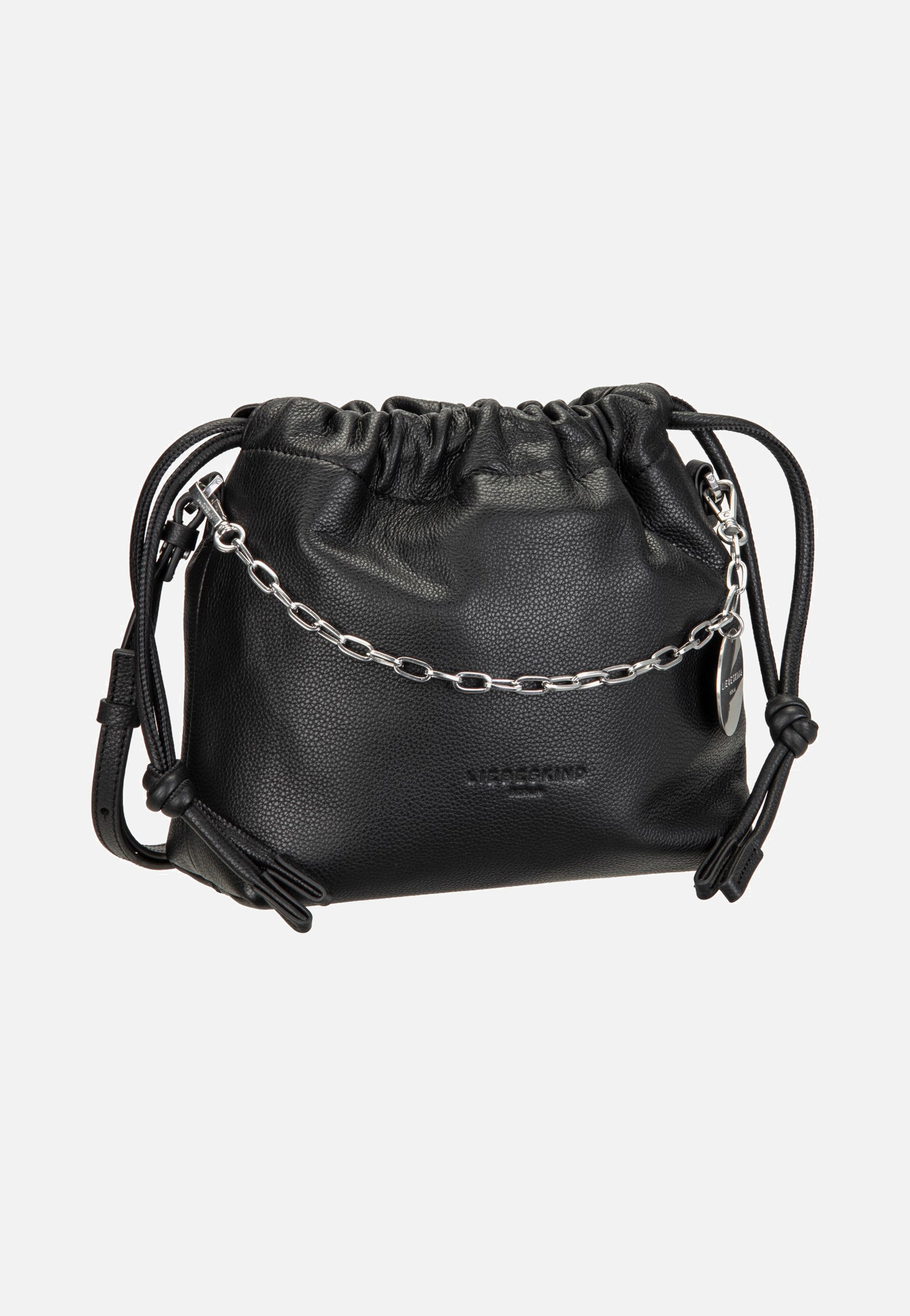 Liebeskind Berlin Lya II Hobo S Small Pebble Black Crossbody Bag