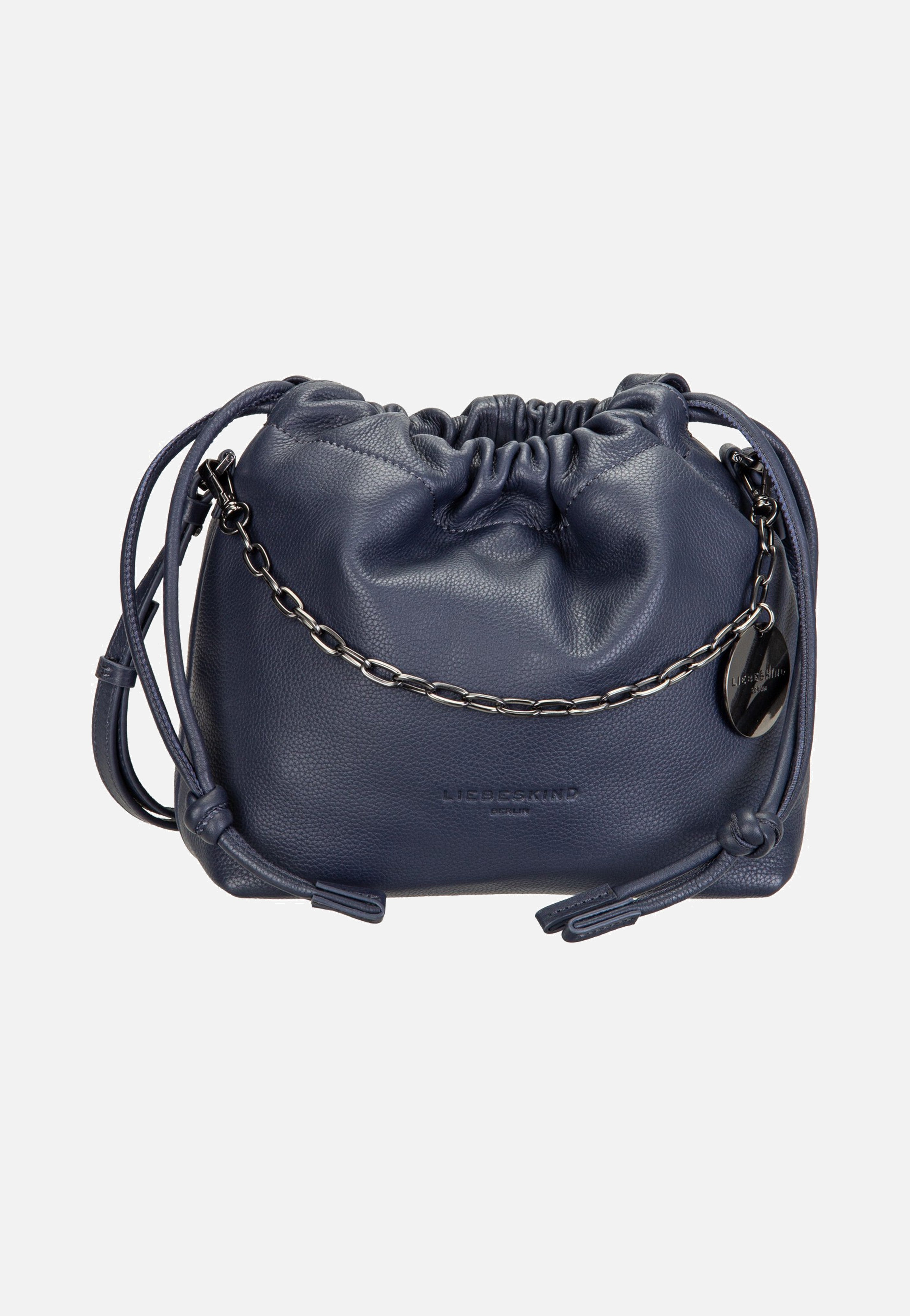 Liebeskind Berlin Lya II Hobo  S Small Pebble Peacoat Crossbody Bag