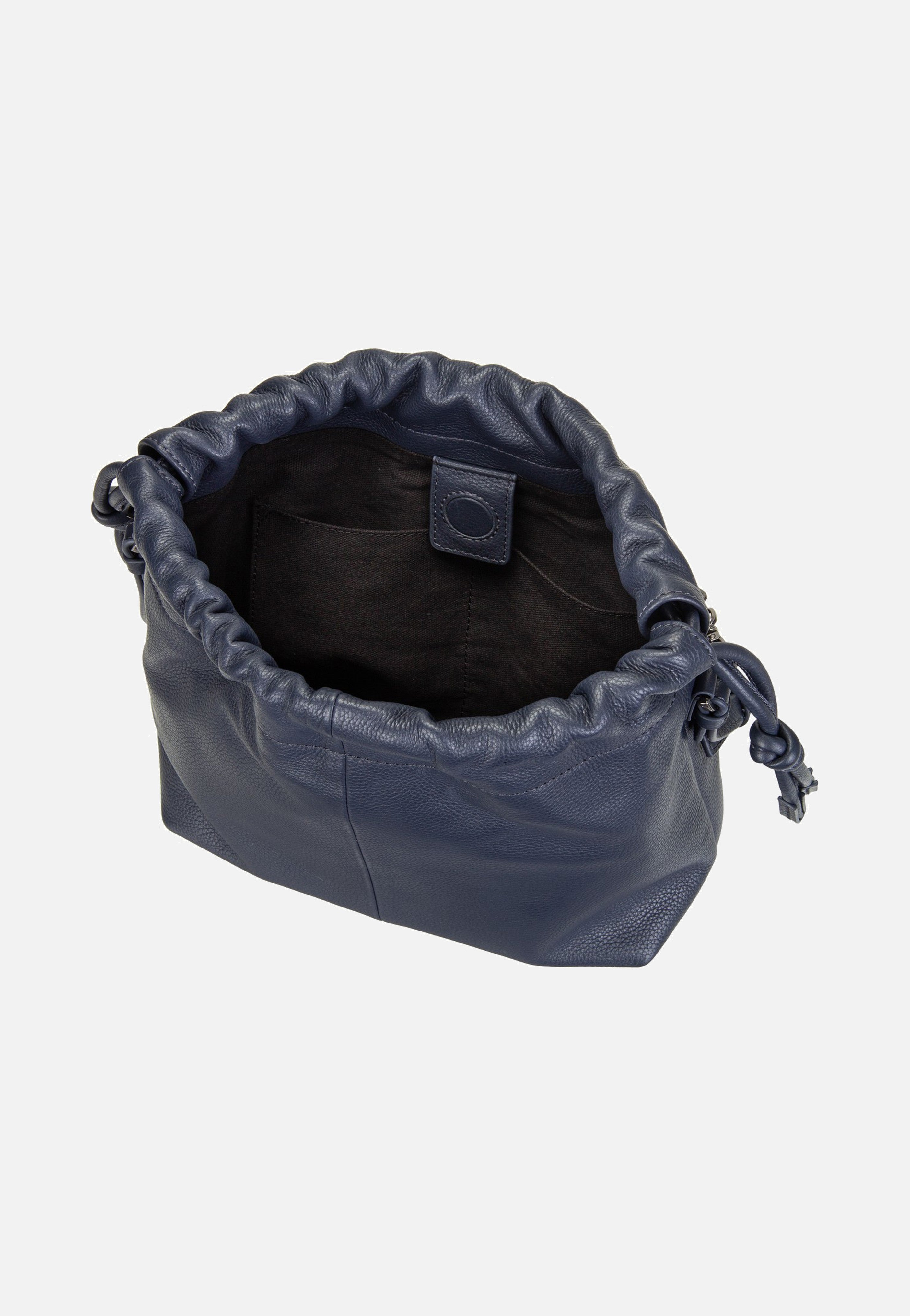 Liebeskind Berlin Lya II Hobo  S Small Pebble Peacoat Bucket Bag