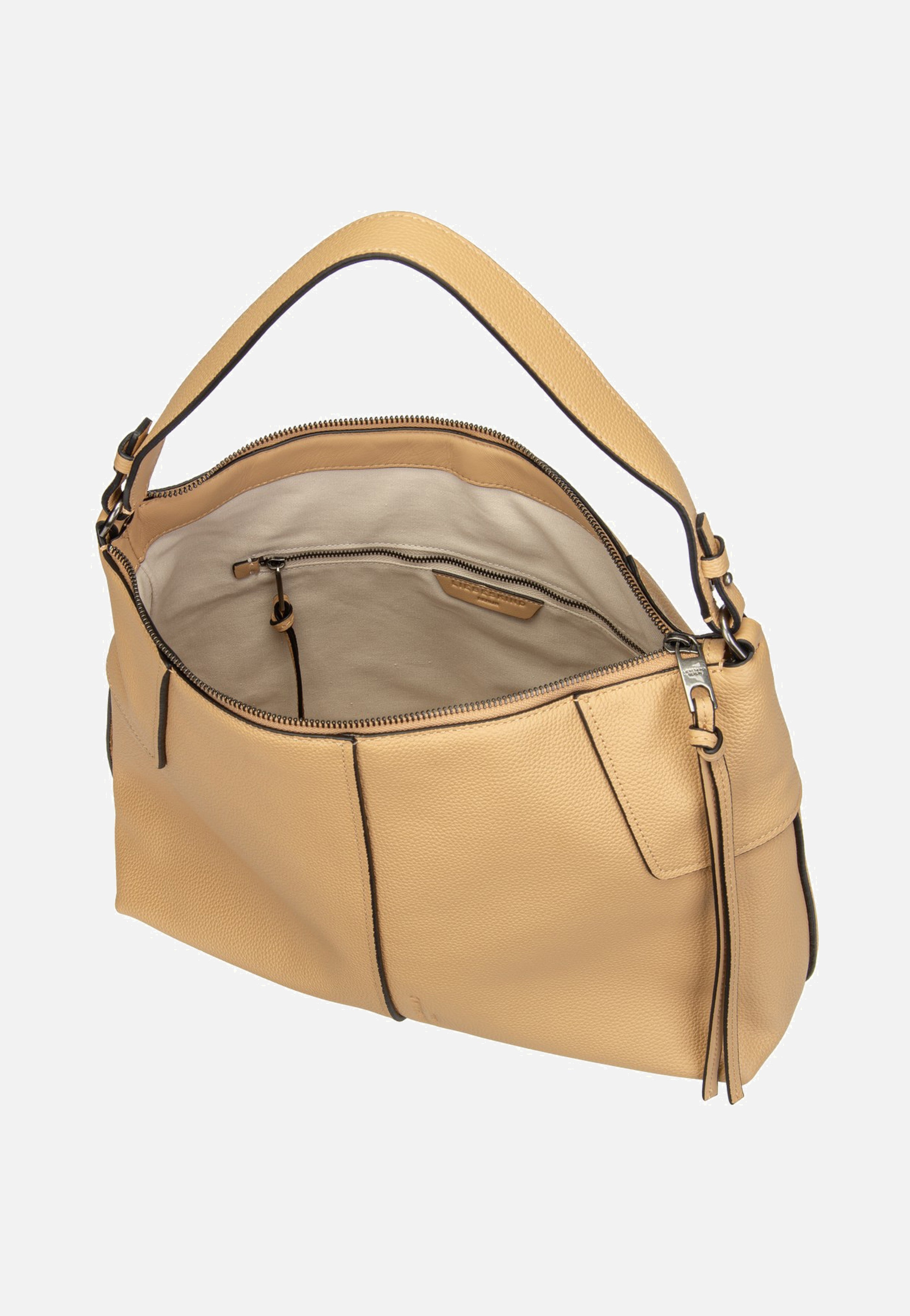 Liebeskind Berlin Mila Hobo M Small Pebble Light Tan Hobo Bag