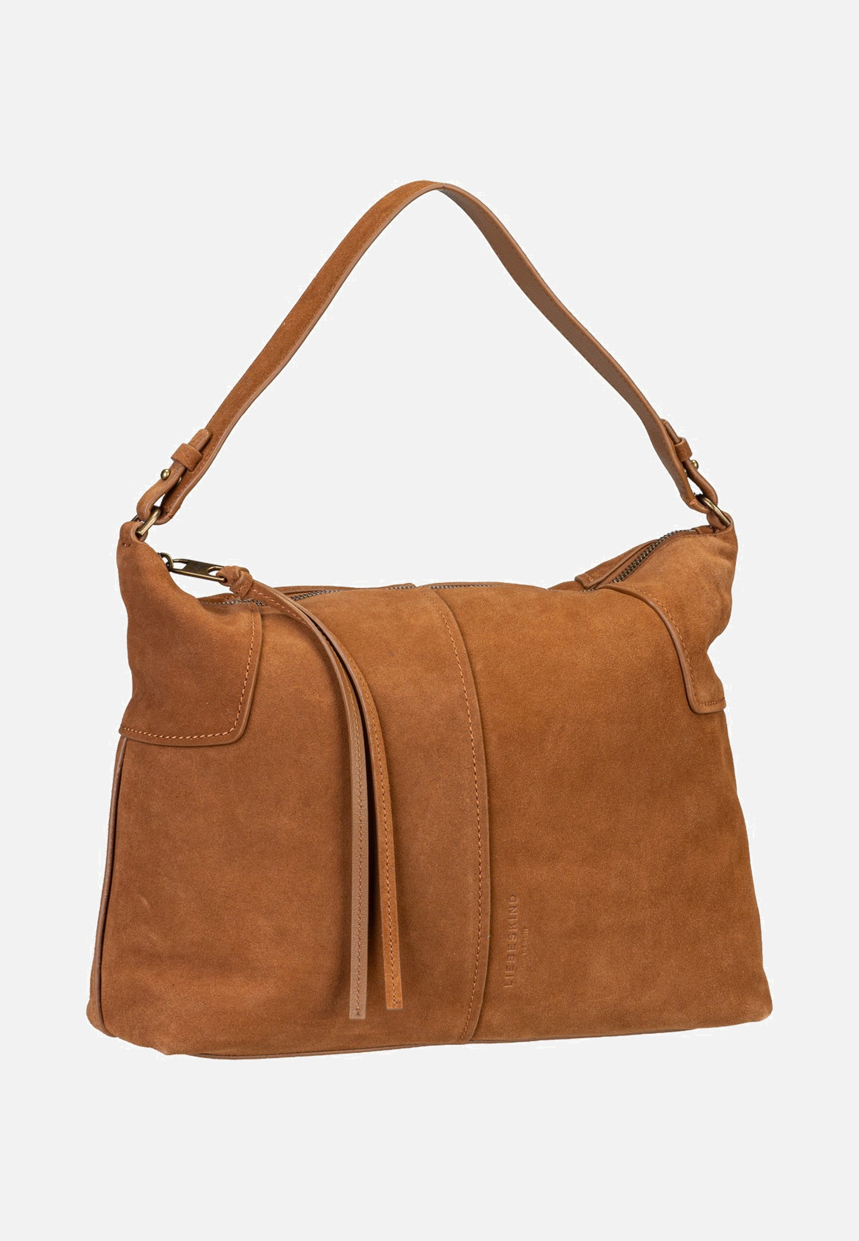 Liebeskind Berlin Mila Hydro Suede Brown Hobo Bag