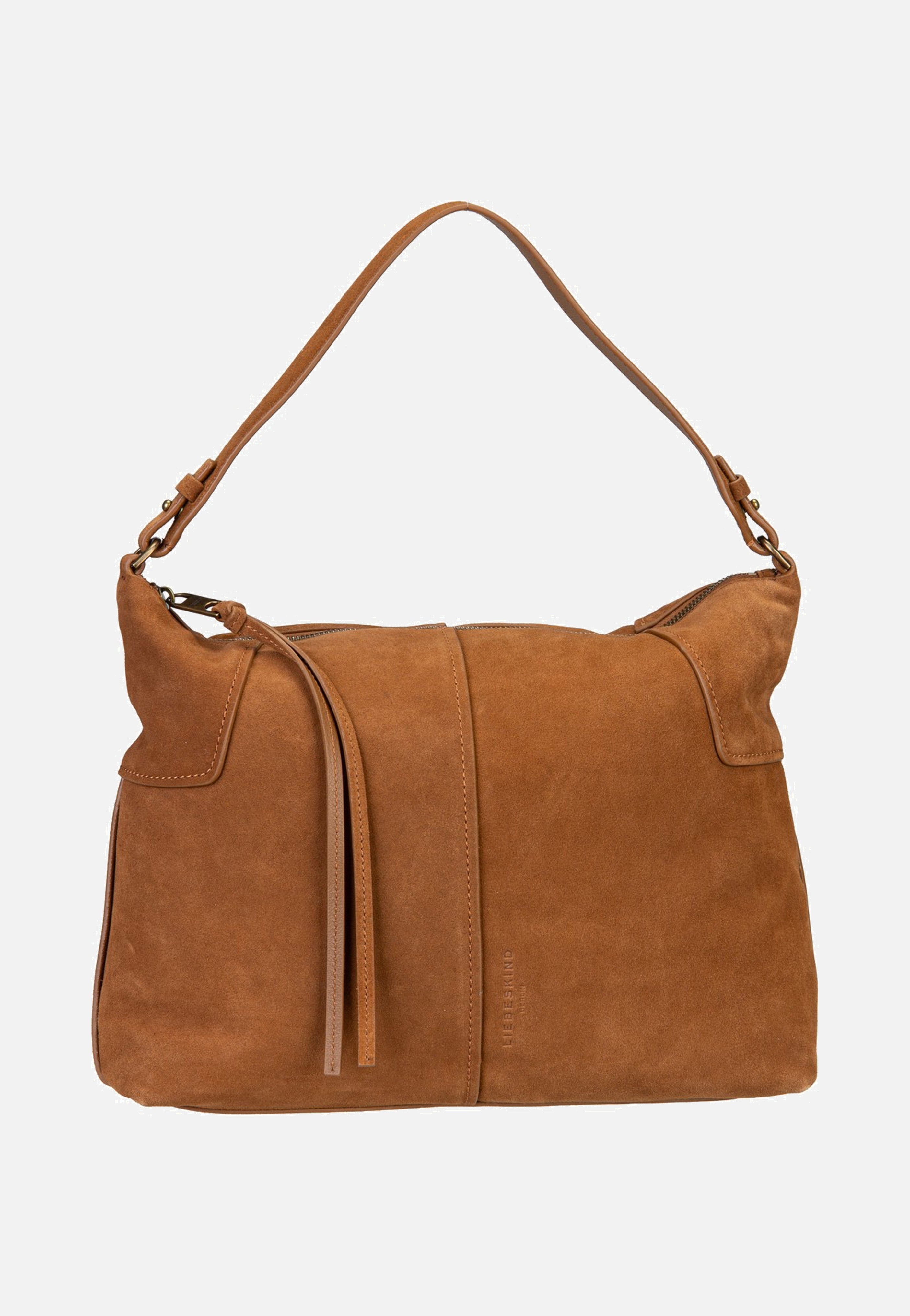 Liebeskind Berlin Mila Hydro Suede Brown Hobo Bag