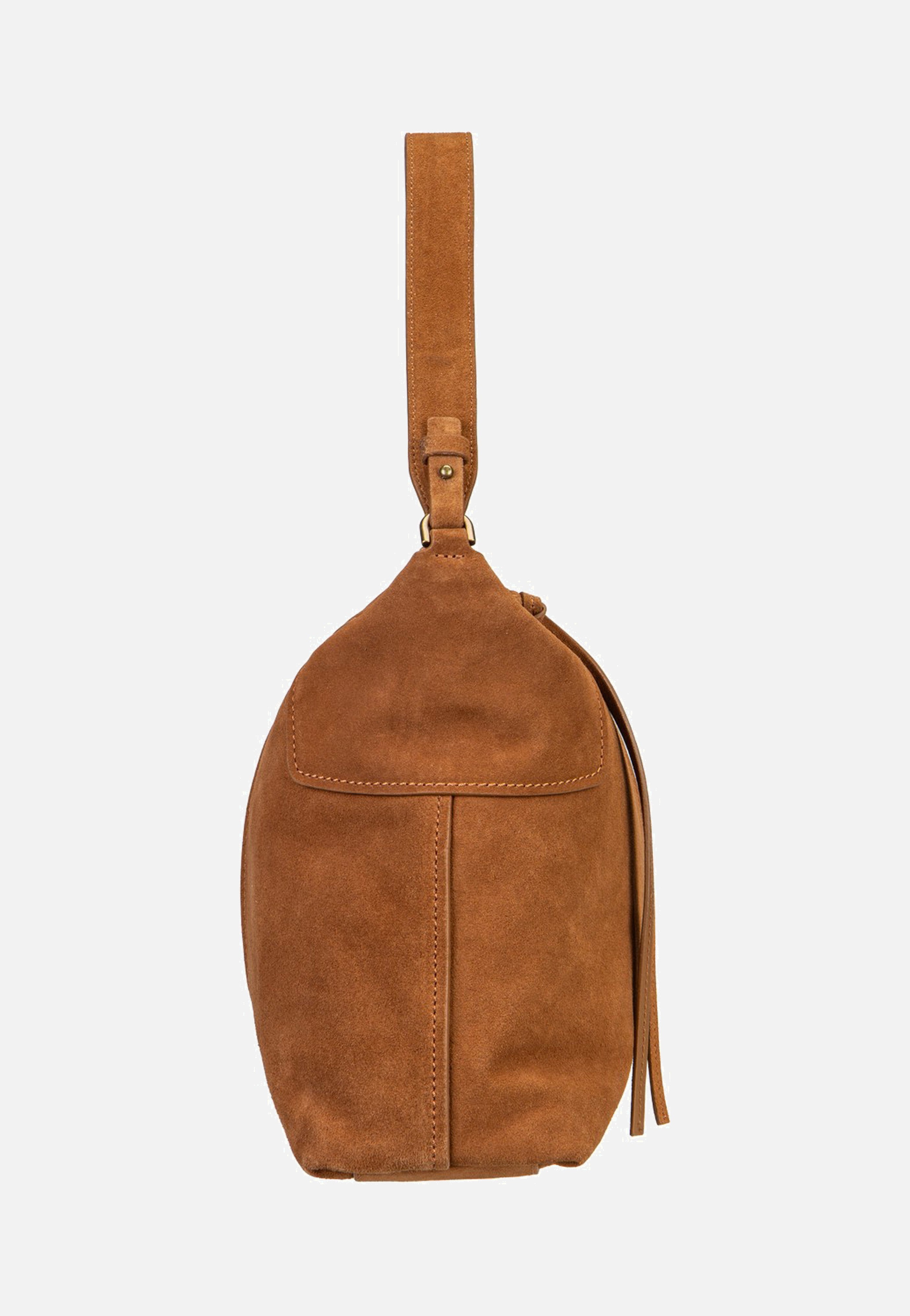 Liebeskind Berlin Mila Hydro Suede Brown Hobo Bag