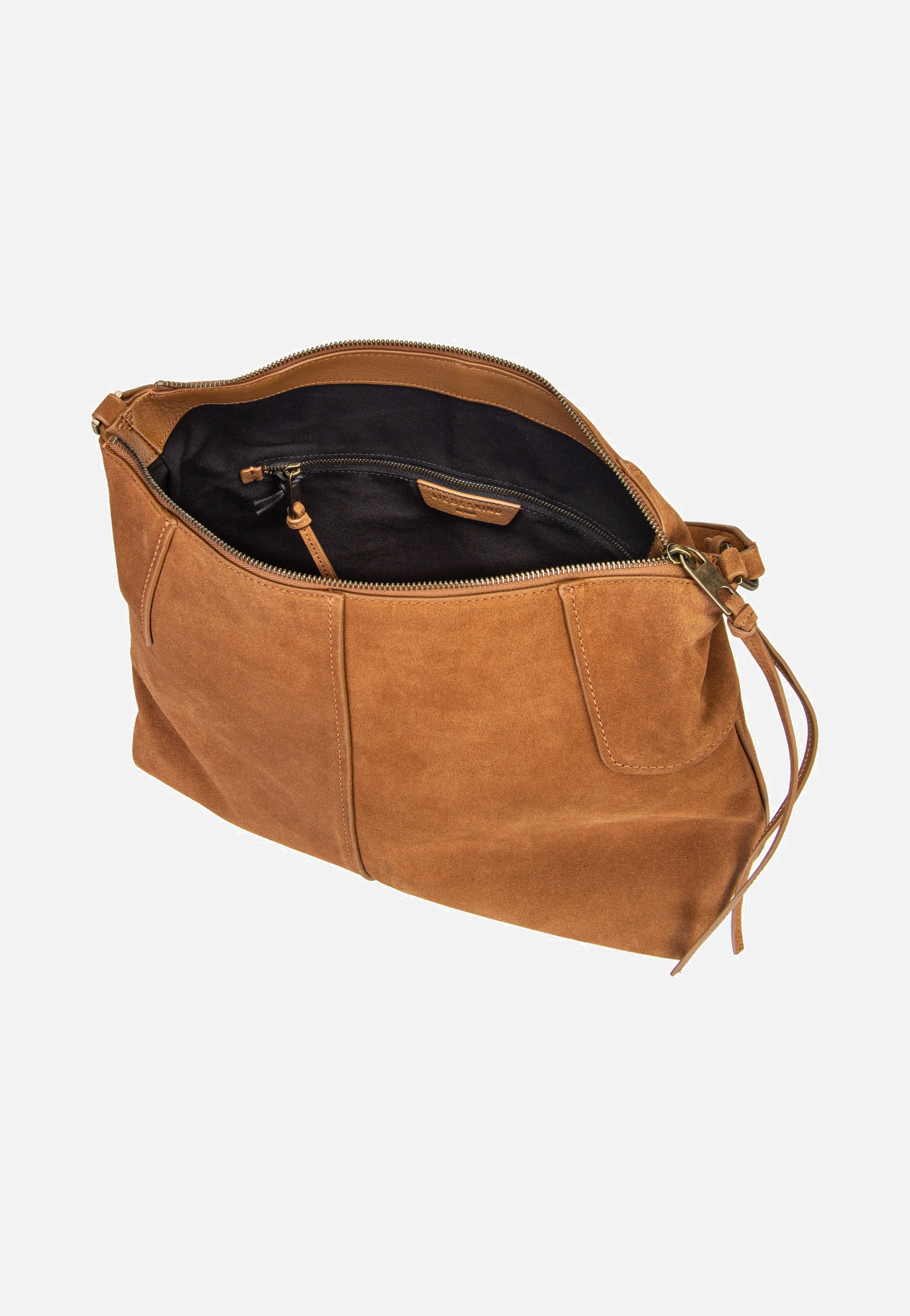 Liebeskind Berlin Mila Hydro Suede Brown Hobo Bag