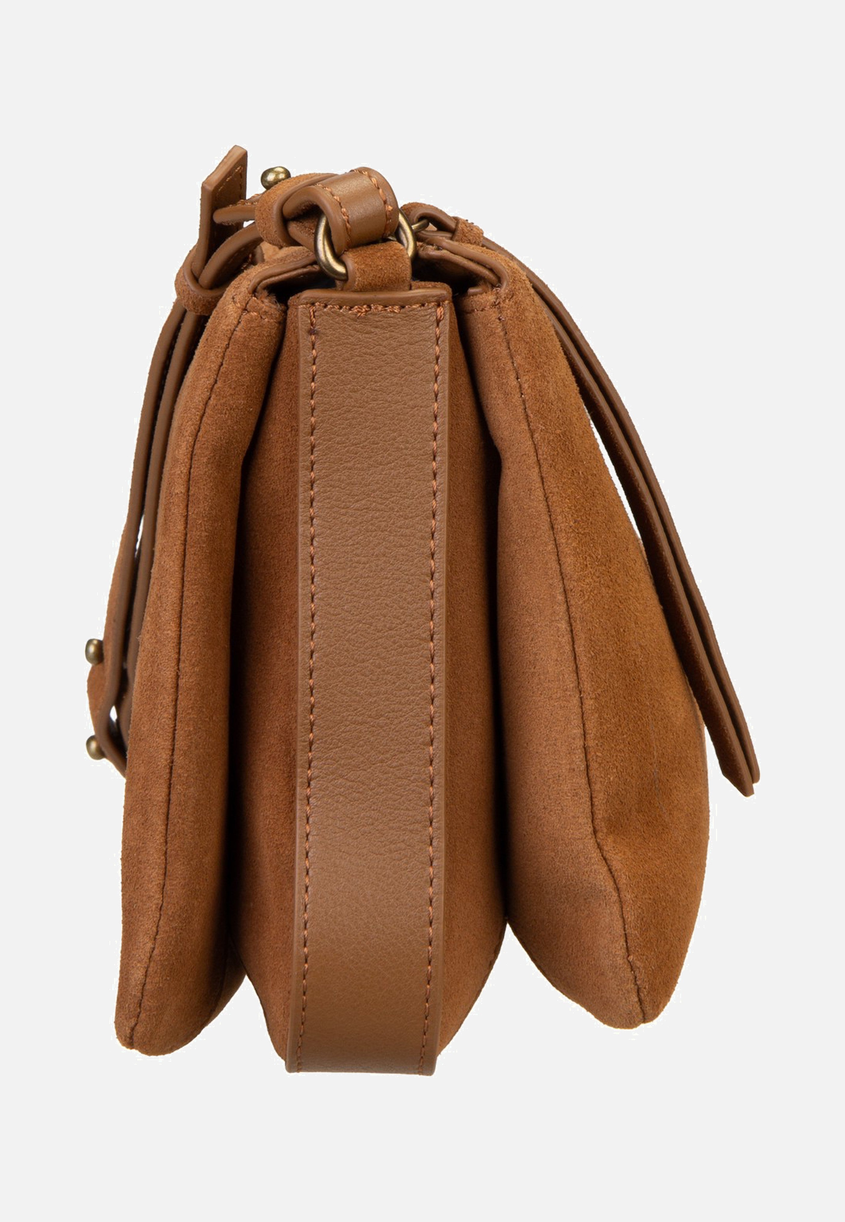 Liebeskind Berlin Nina M Hydro Suede Brown Crossbody Bag