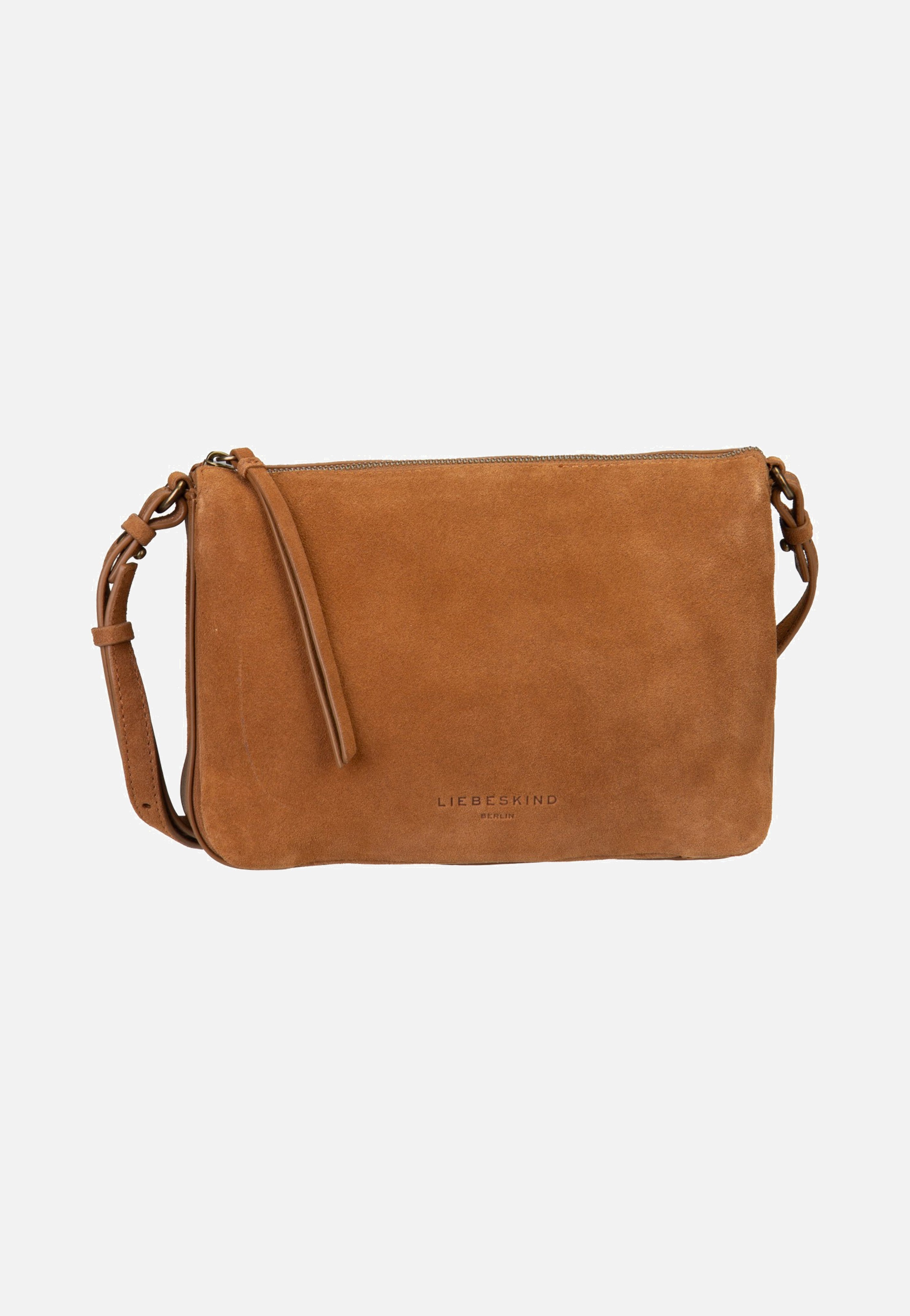 Liebeskind Berlin Nina M Hydro Suede Brown Crossbody Bag