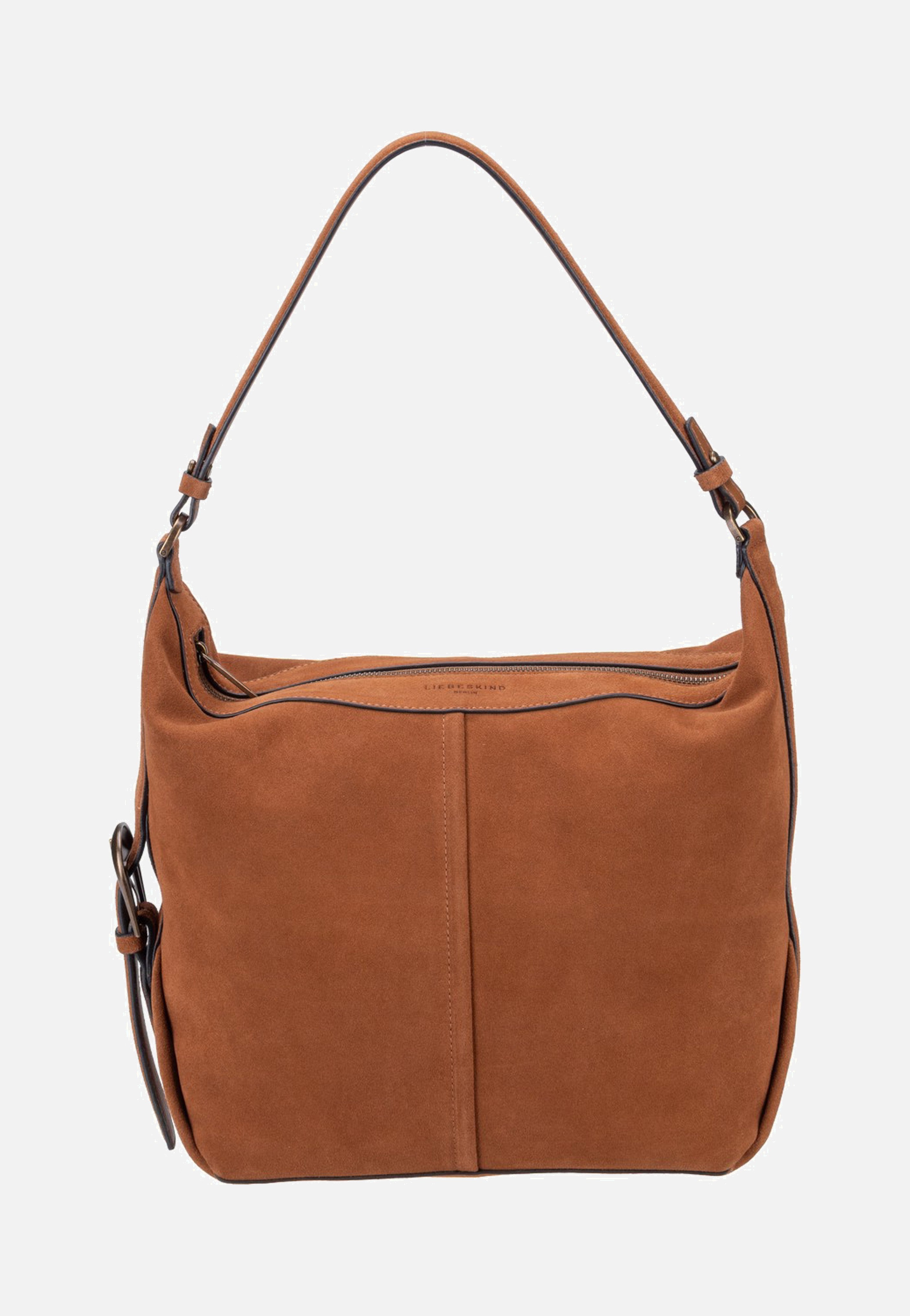 Liebeskind Berlin Paris II Hobo M Hydro Suede Brown Hobo Bag