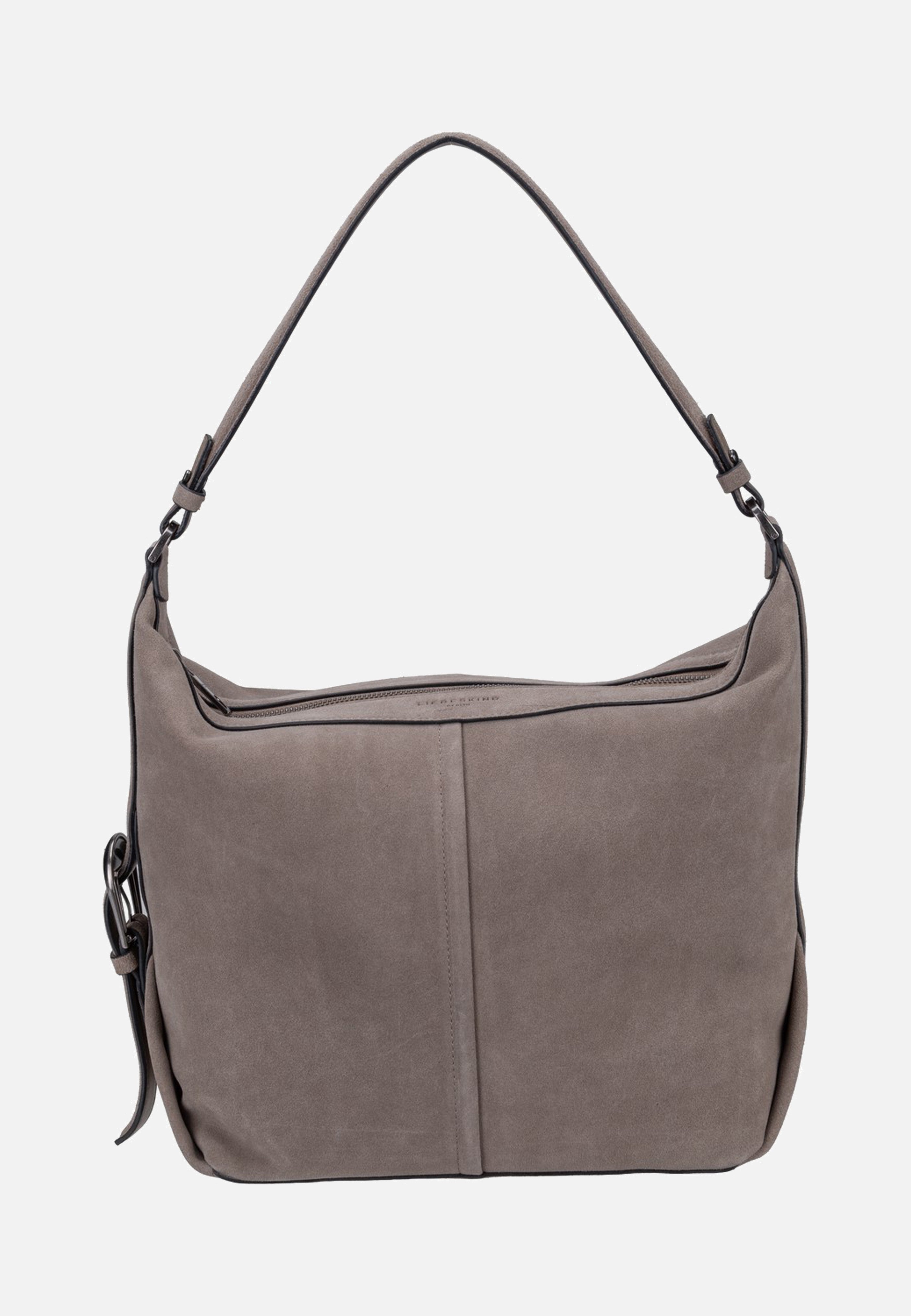 Liebeskind Berlin Paris II Hobo M Hydro Suede Neutral Grey Hobo Bag
