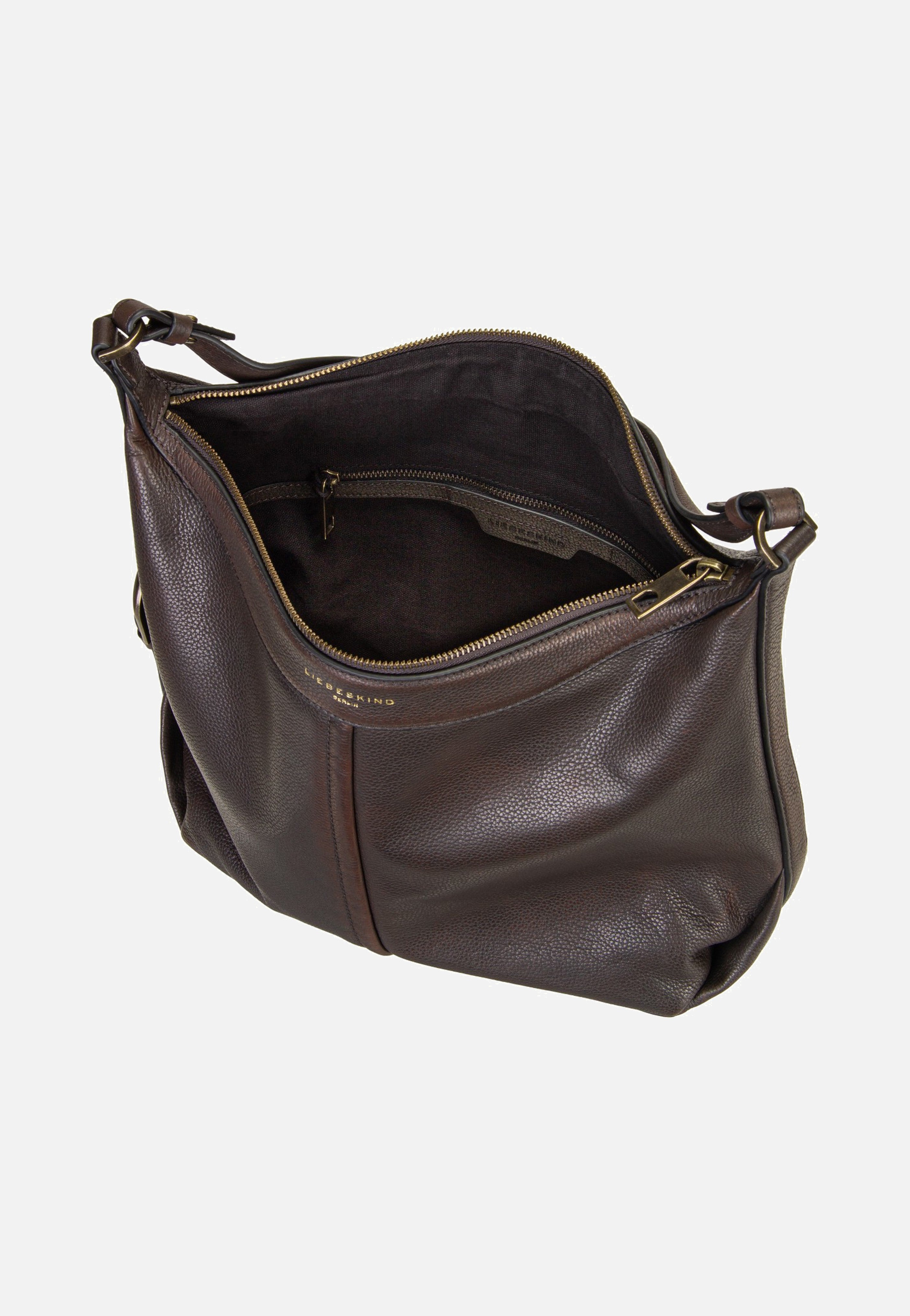 Liebeskind Berlin Paris II Hobo M Vintage Pebble Deep Soil Hobo Bag