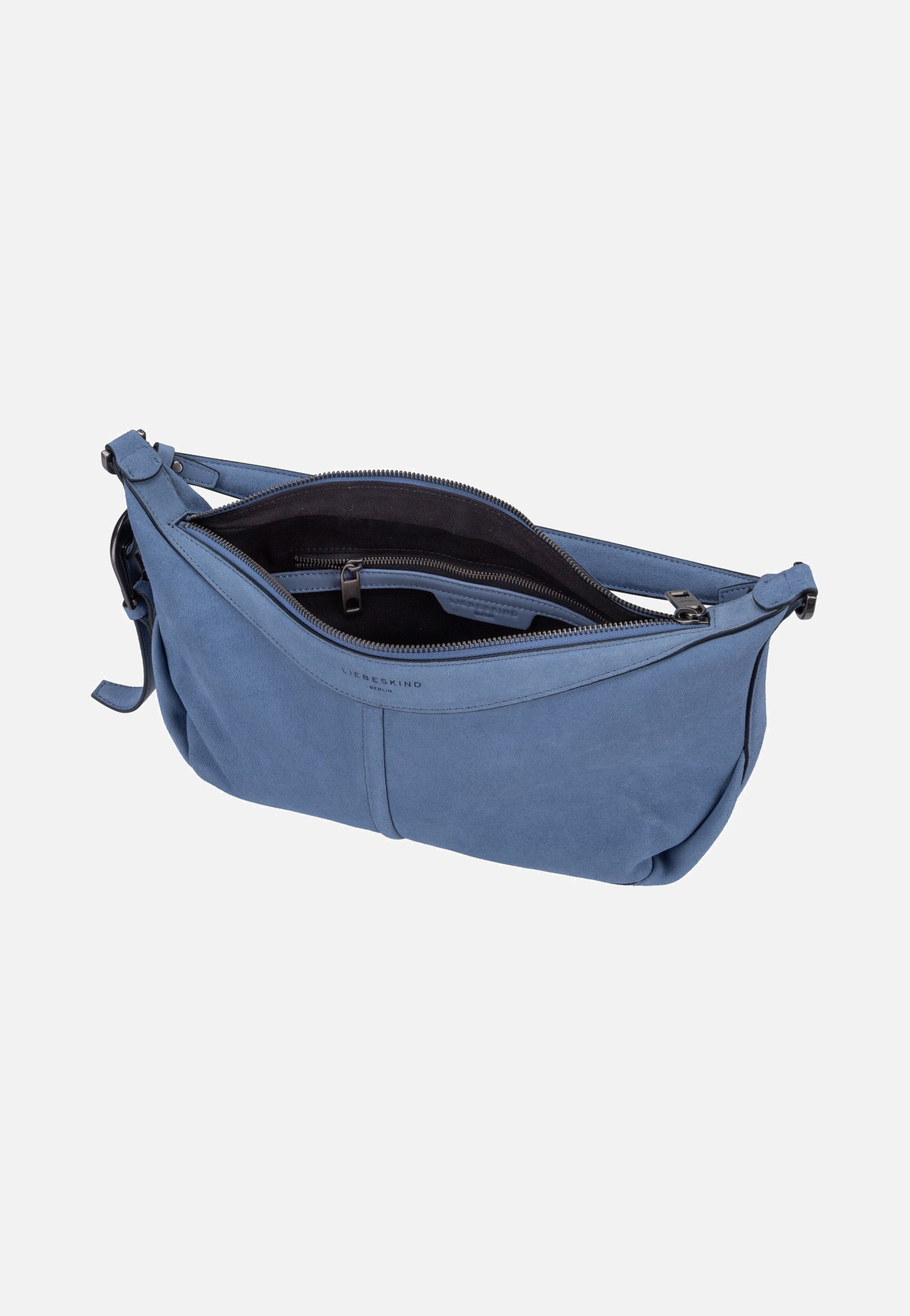 Liebeskind Berlin Paris II Hobo S Hydro Suede Flower Blue Hobo Bag