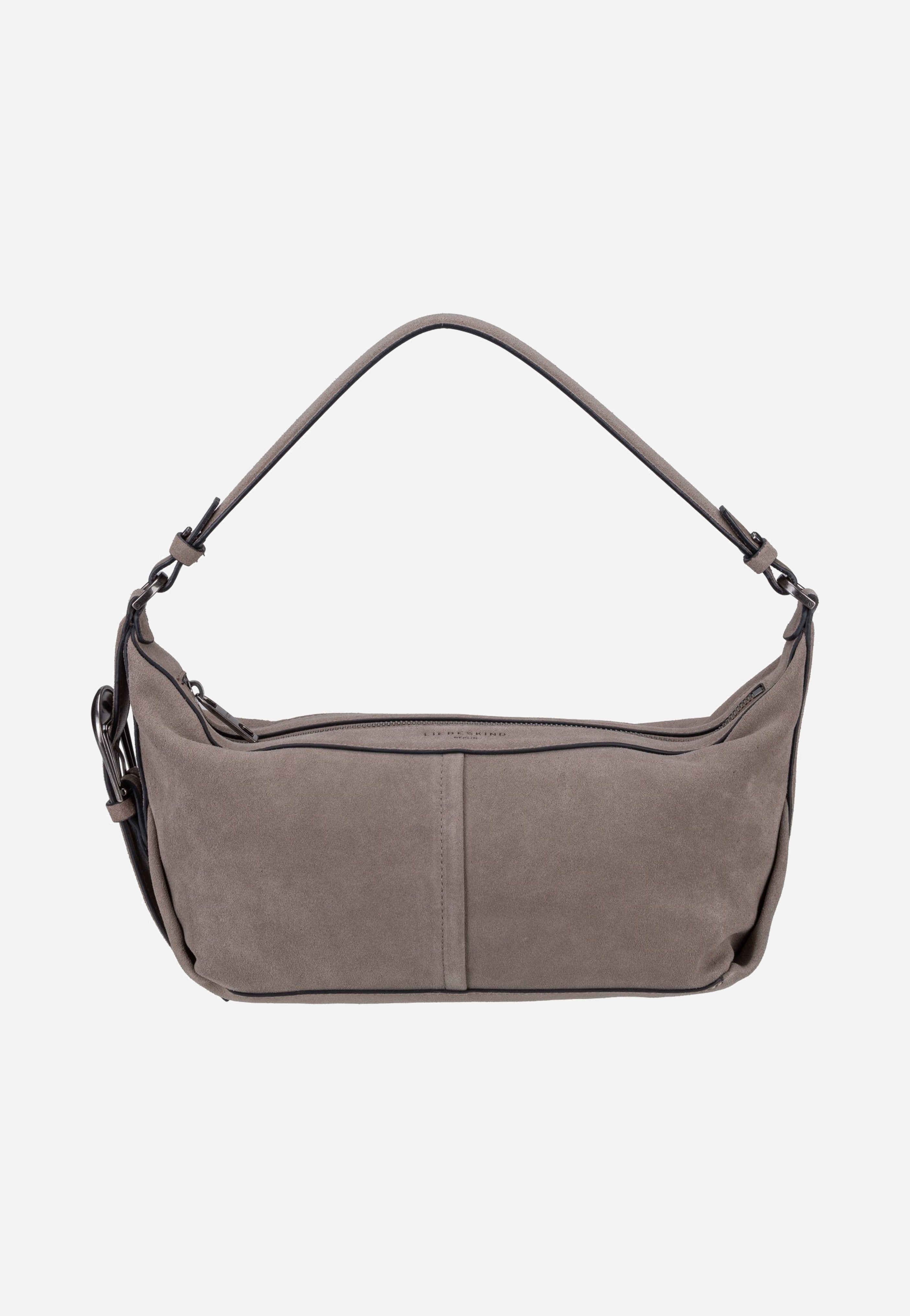 Liebeskind Berlin Paris II Hobo S Hydro Suede Neutral Grey Hobo Bag