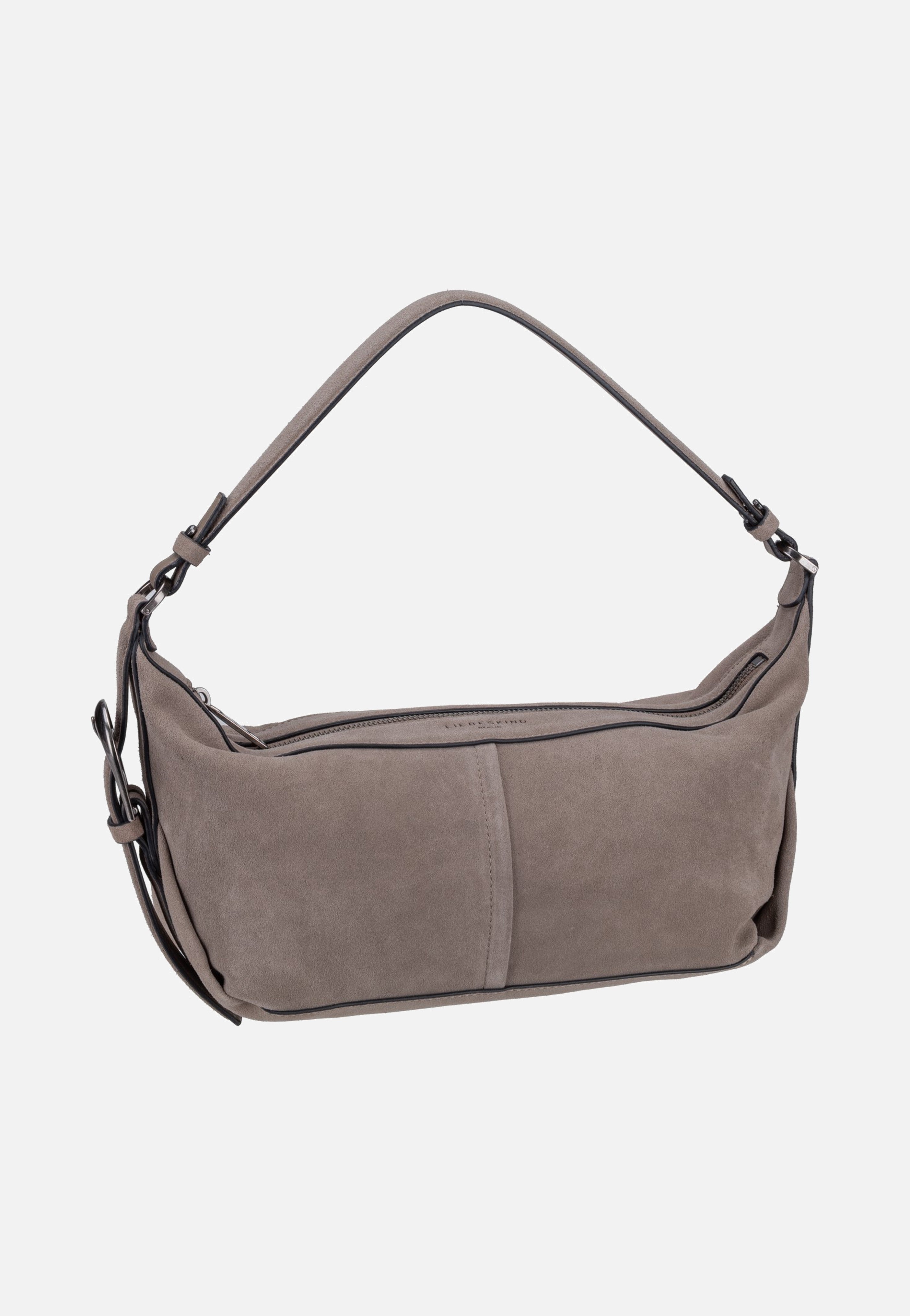 Liebeskind Berlin Paris II Hobo S Hydro Suede Neutral Grey Hobo Bag