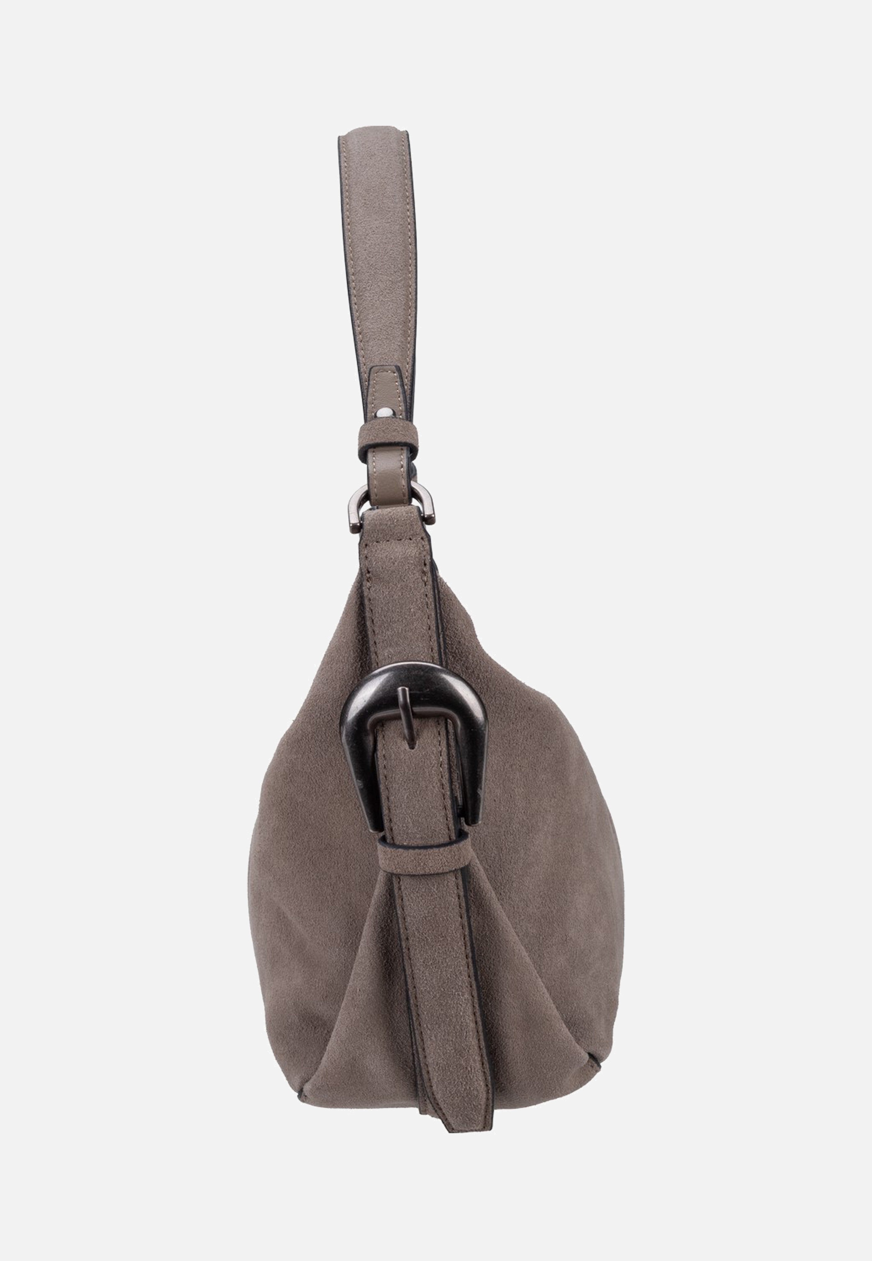 Liebeskind Berlin Paris II Hobo S Hydro Suede Neutral Grey Hobo Bag