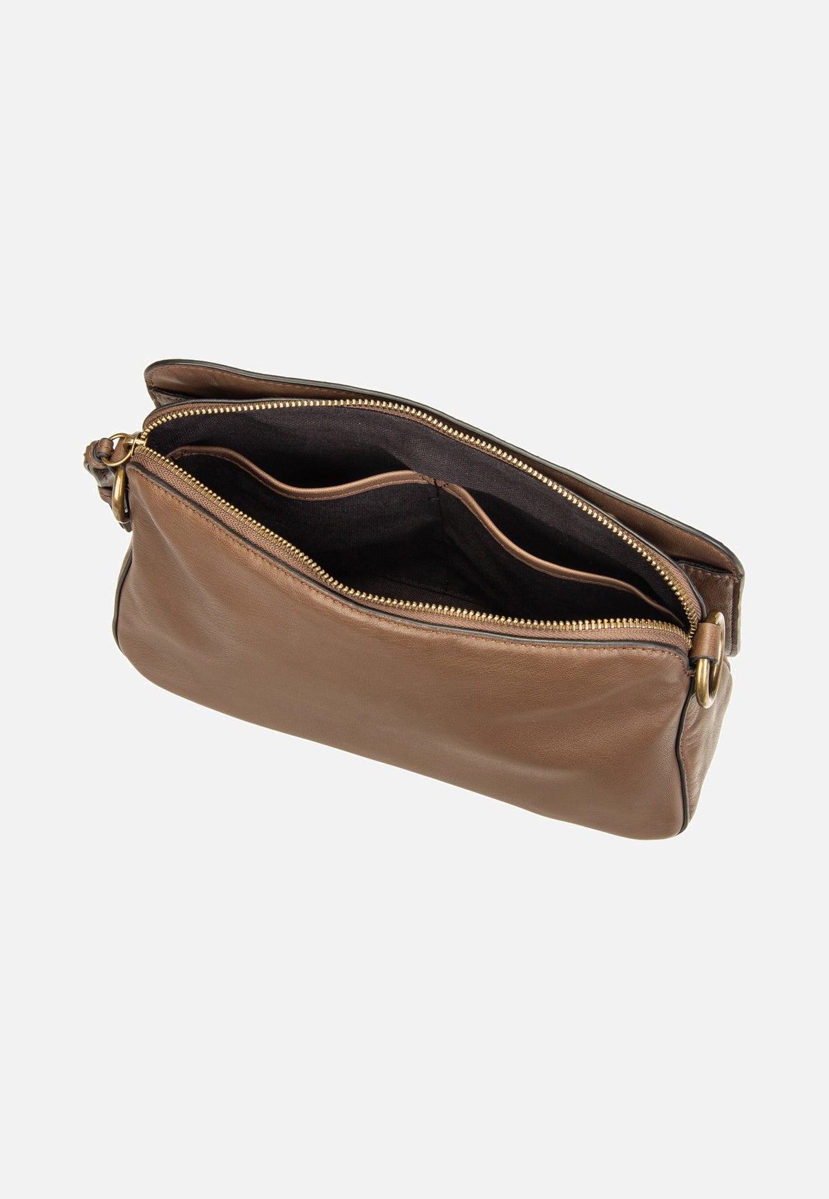 Liebeskind Berlin Clarice Crossbody M Sheep Natural Safari Umhängetasche