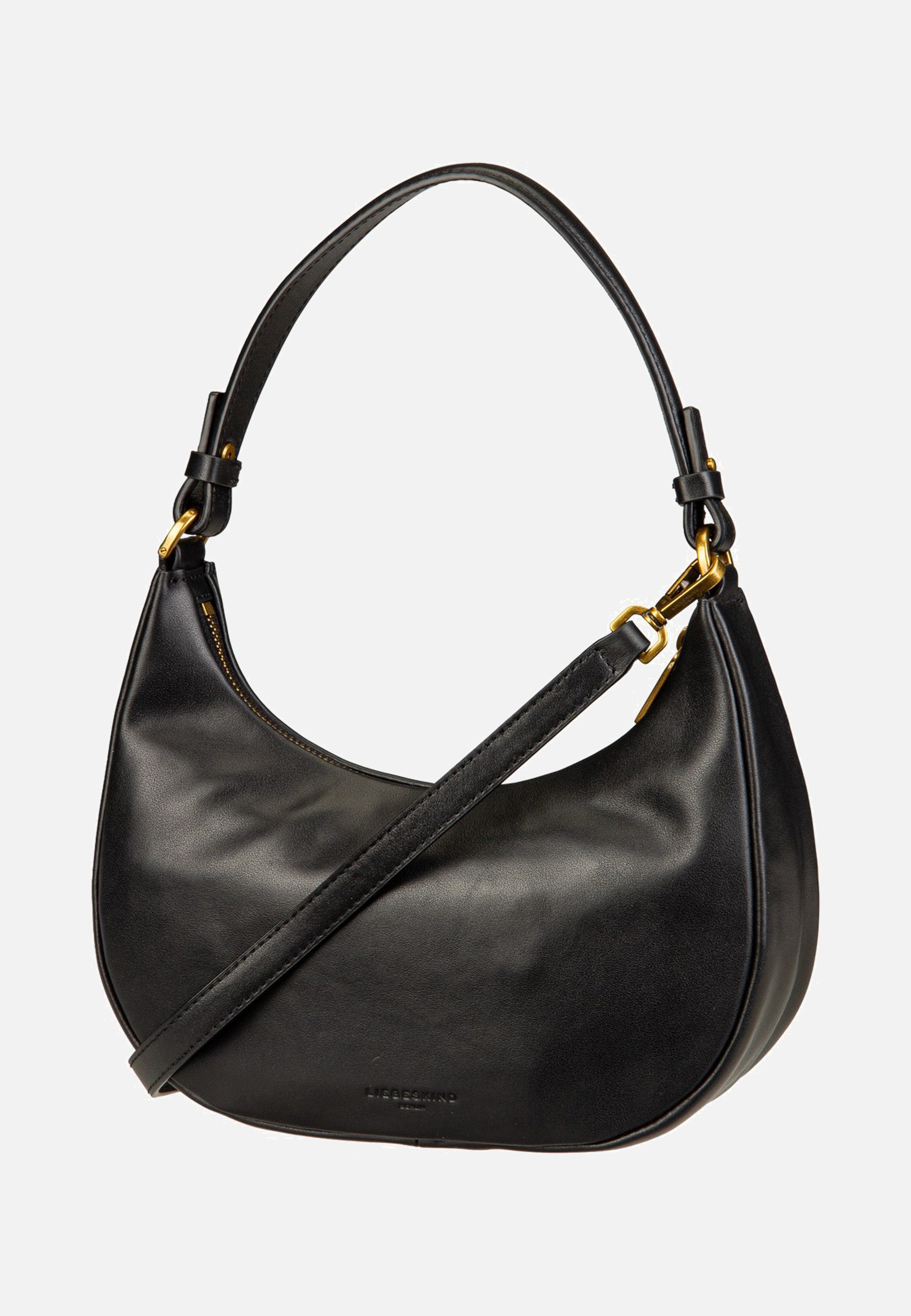 Liebeskind Berlin Dancing Letters XS 2169065 Black Hobo Bag