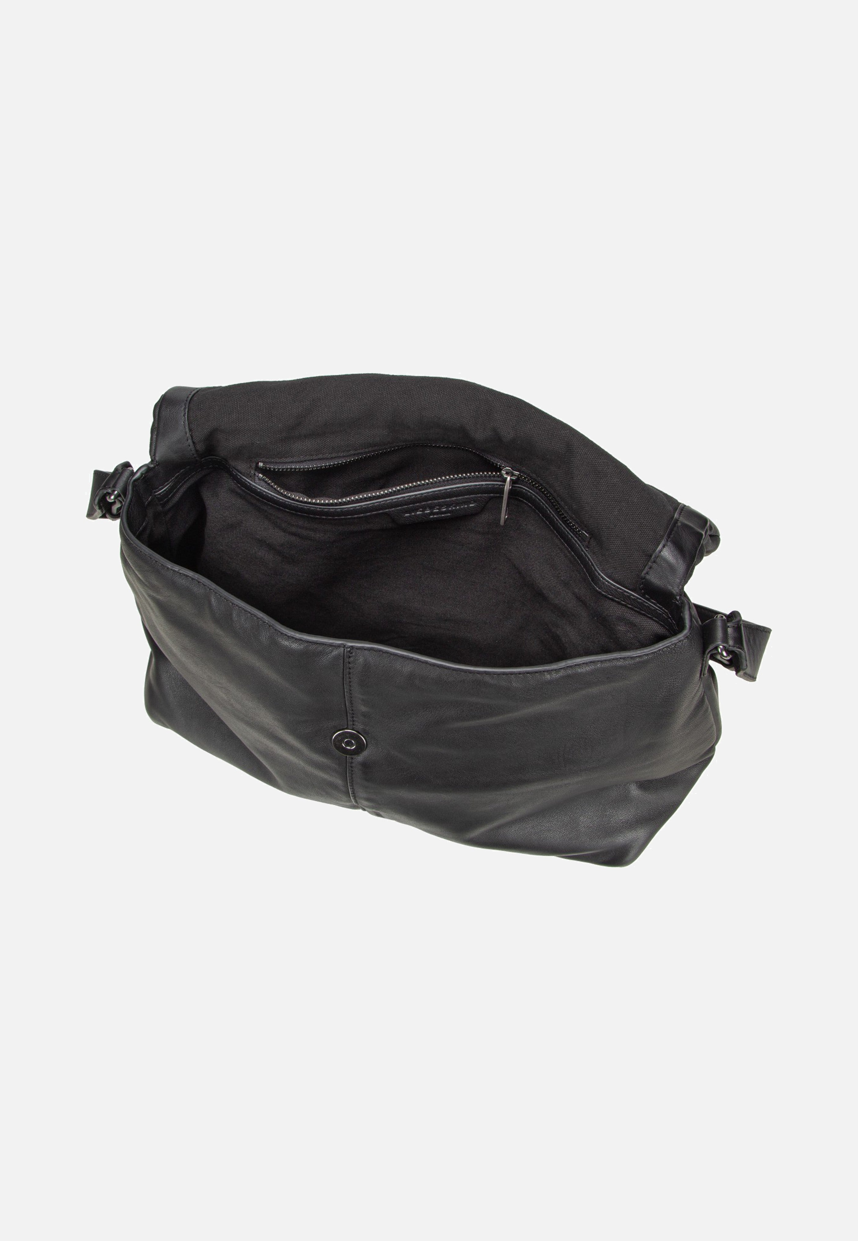 Liebeskind Berlin - Fiona Hobo M Sheep Natural Black - Hobo Bag | Women-Image