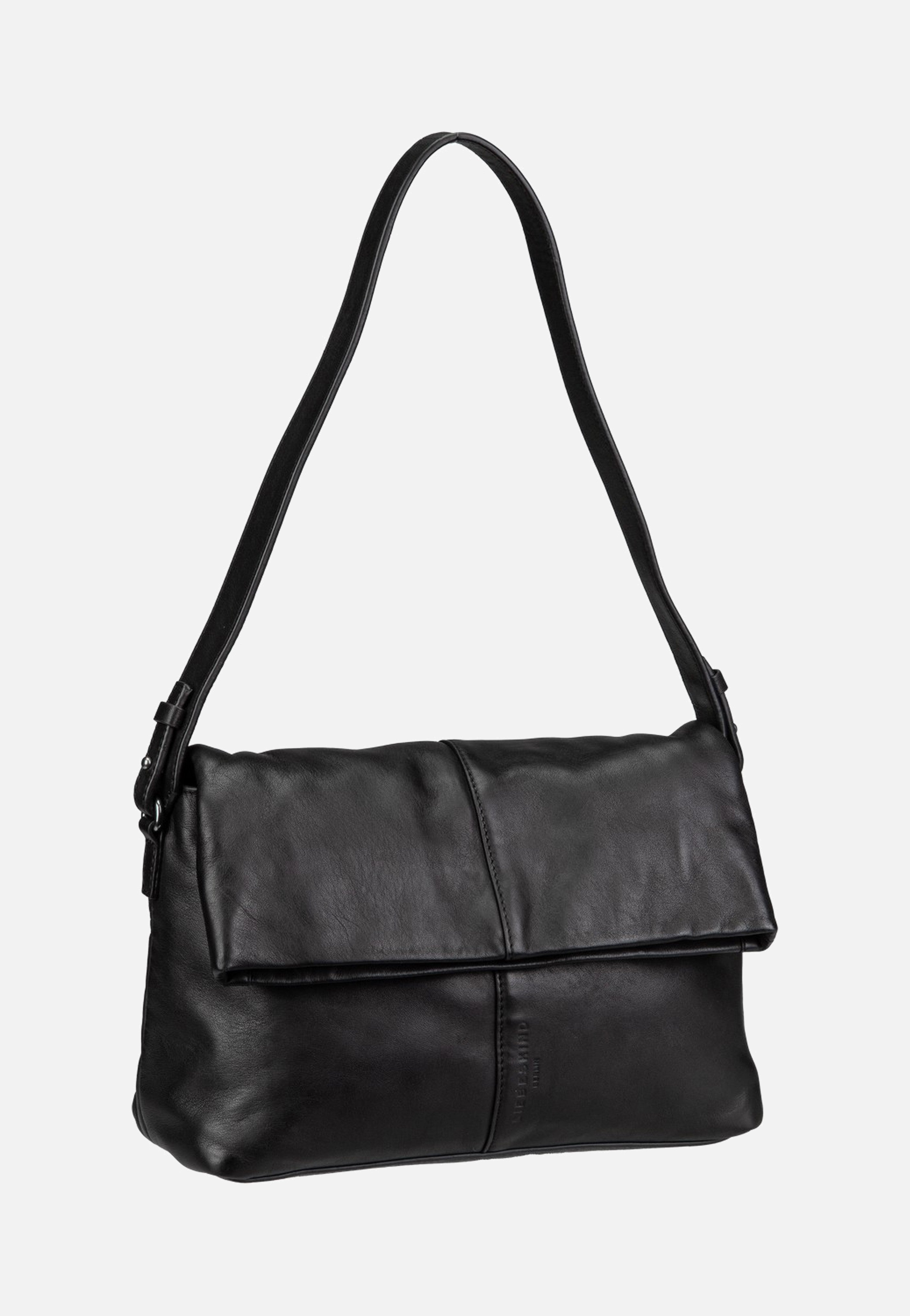 Liebeskind Berlin Fiona Hobo Sheep Natural Black Hobo Bag