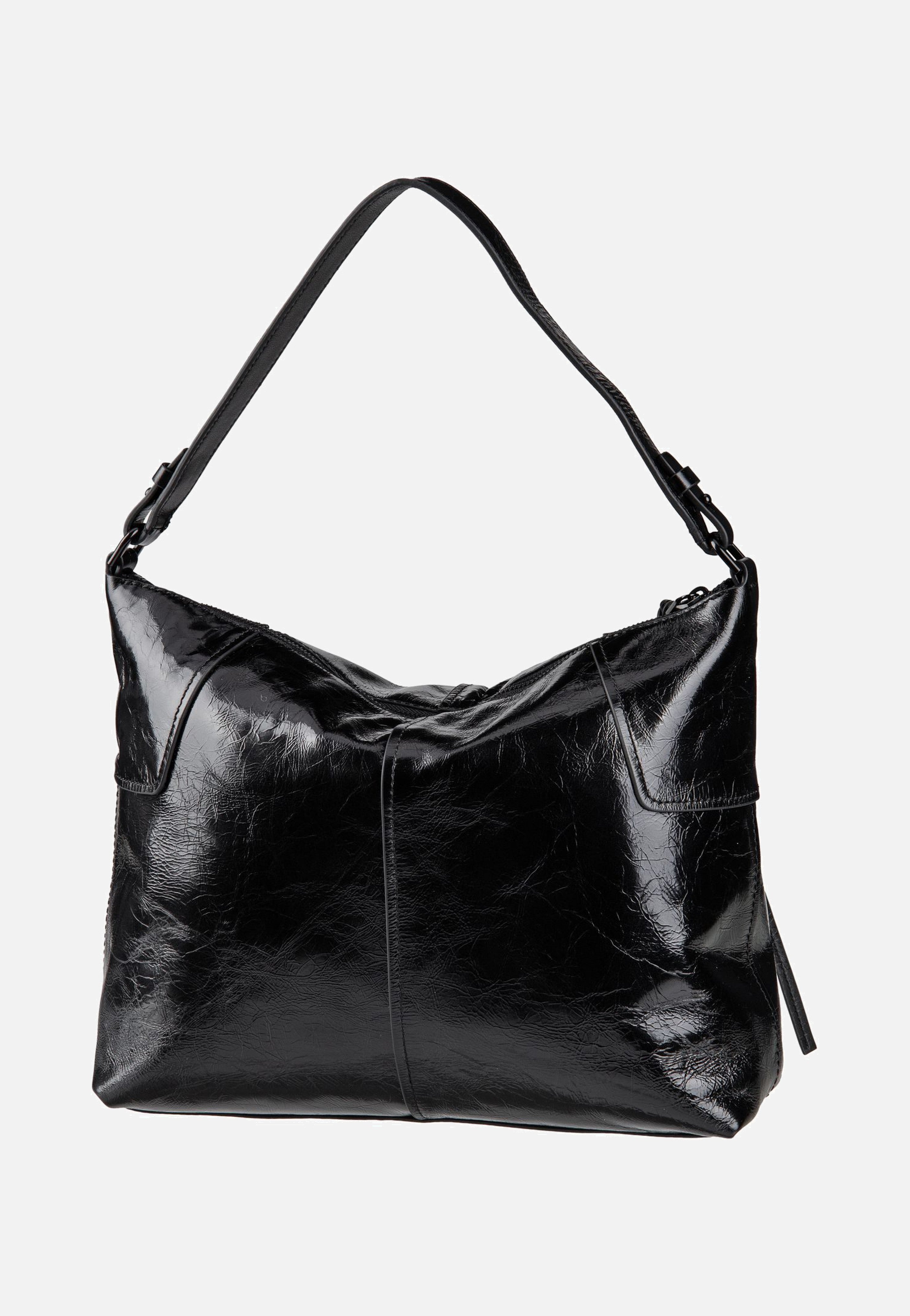 Liebeskind Berlin Mila Lack M 2165110 Black Hobo Bag