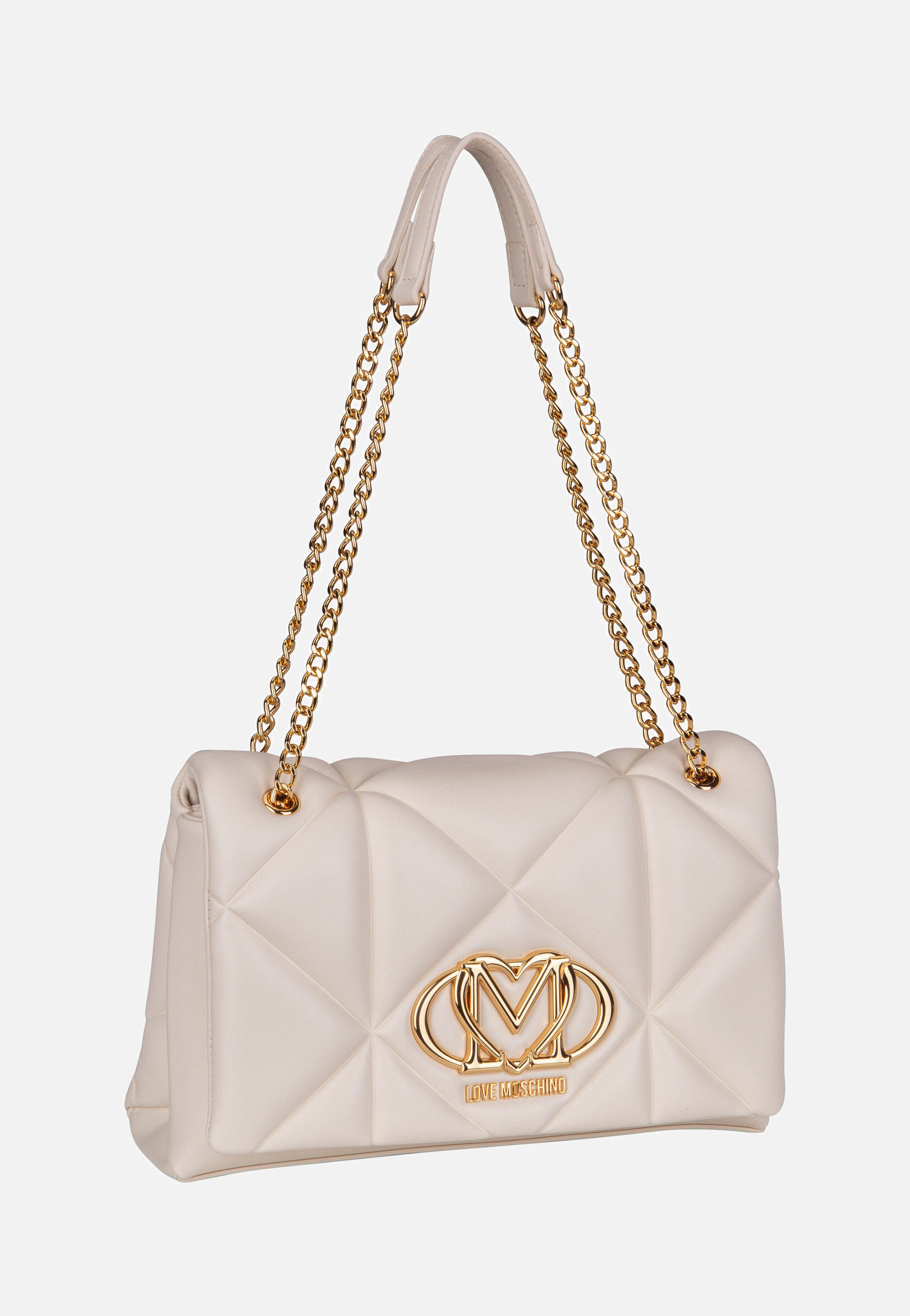 Love Moschino - Embossed Q 4041 Ivory - Shoulder Bag | Women-Image