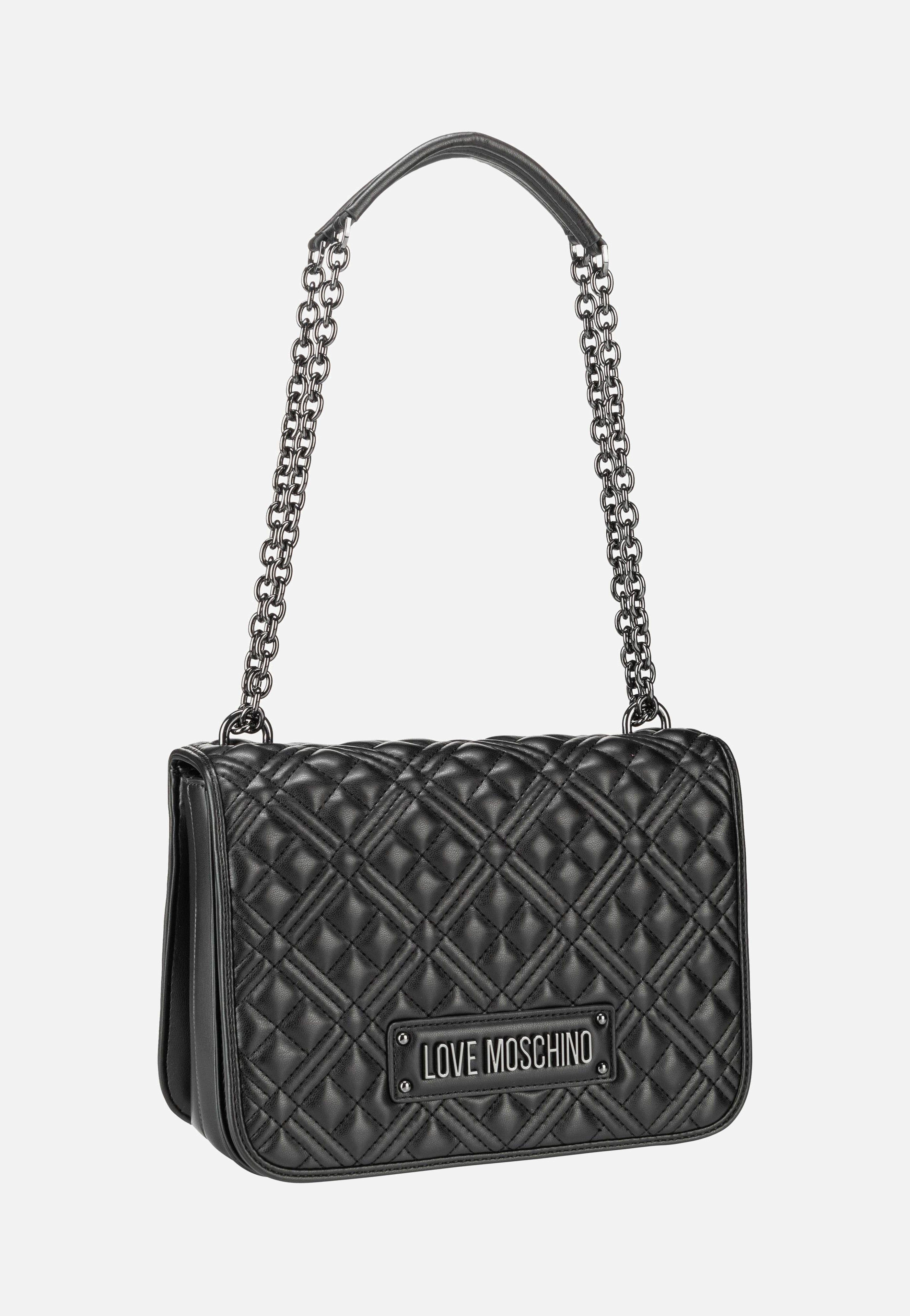 Love Moschino - Quilted Bag 4000 Black Gunmetal - Evening Bag | Women-Image
