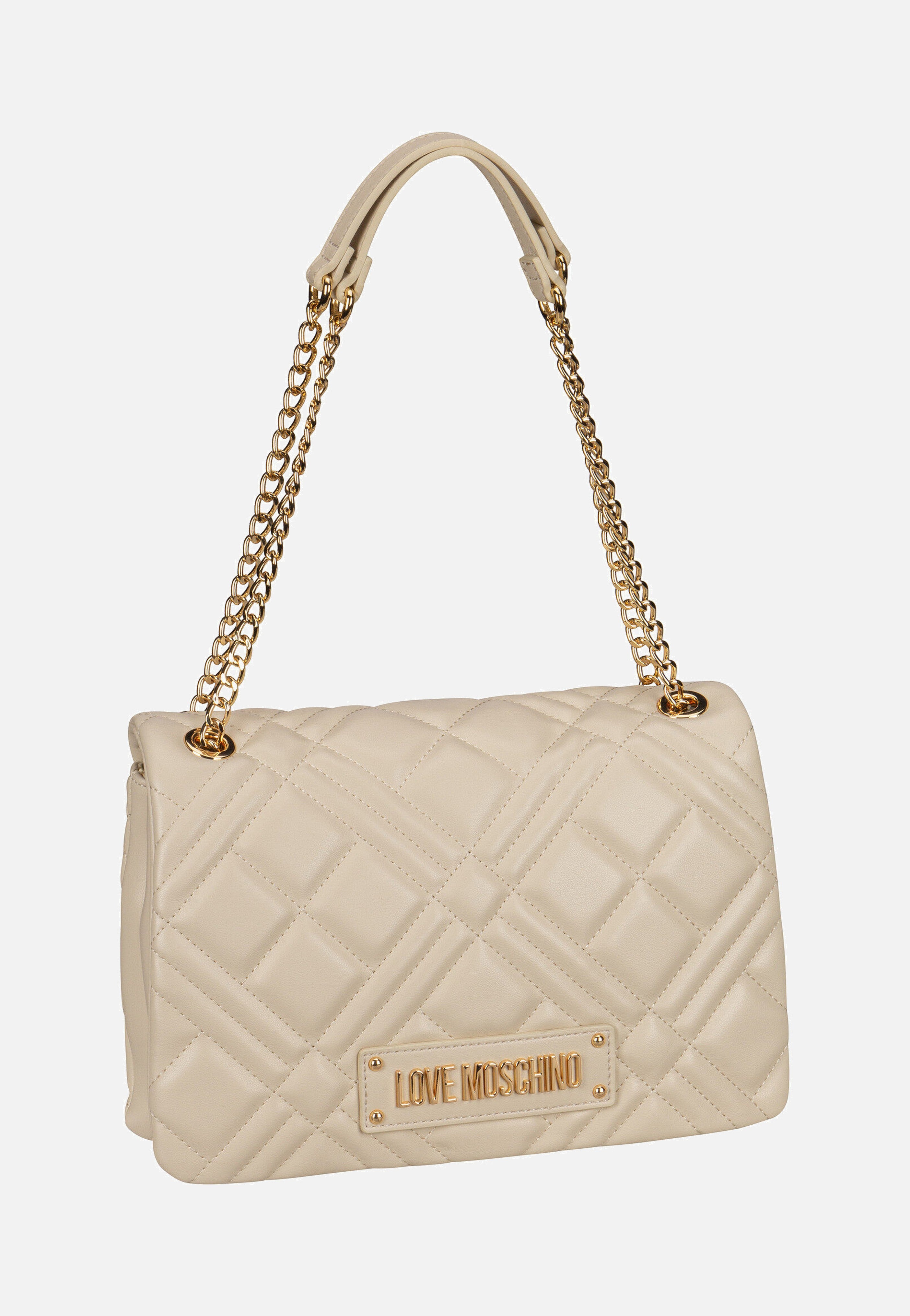 Love Moschino - Quilted Bag 4153 Ivory - Evening Bag | Neutral-Image