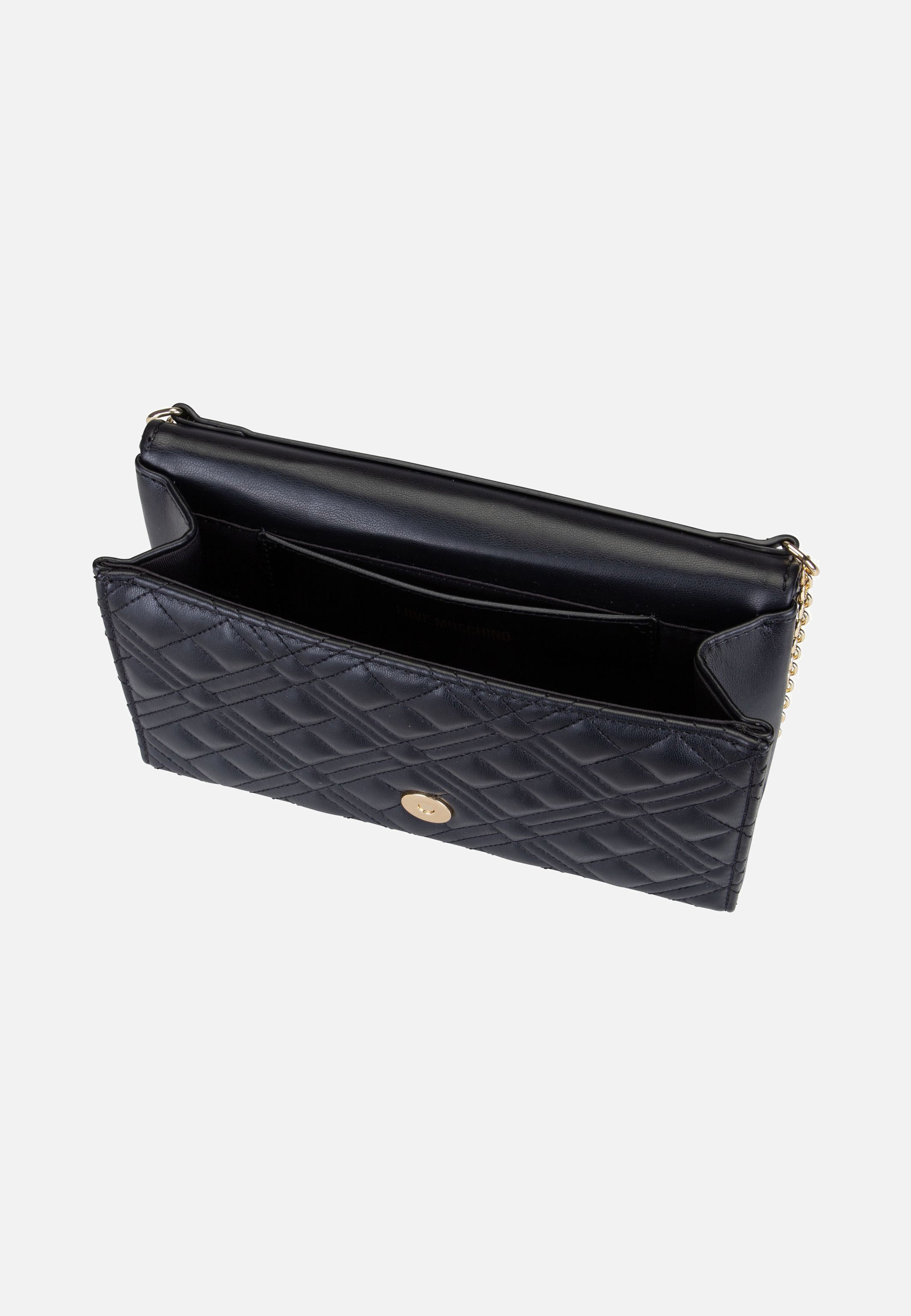 Love Moschino Smart Daily Bag 4097 Black Galvanica Oro Umhängetasche