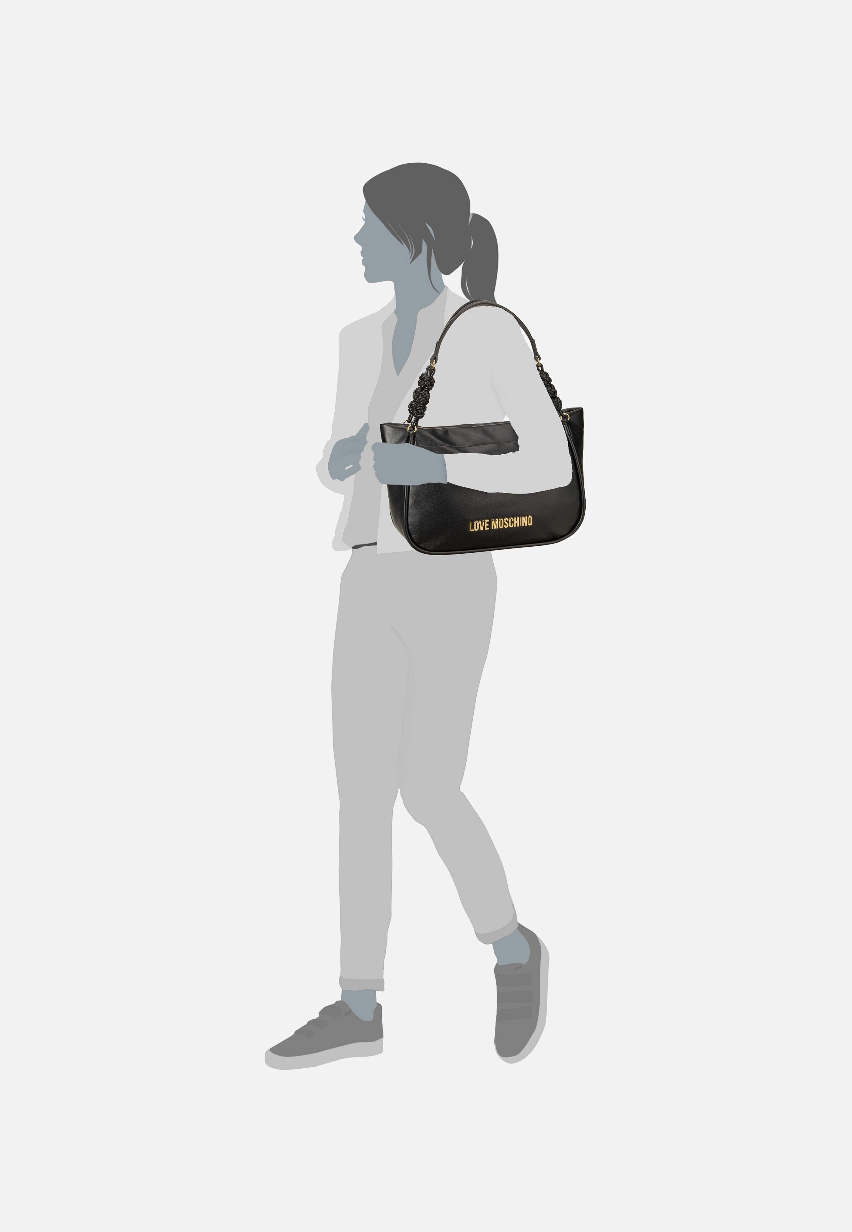 Love Moschino - Tender 4233 Black - Hobo Bag | Women-Image